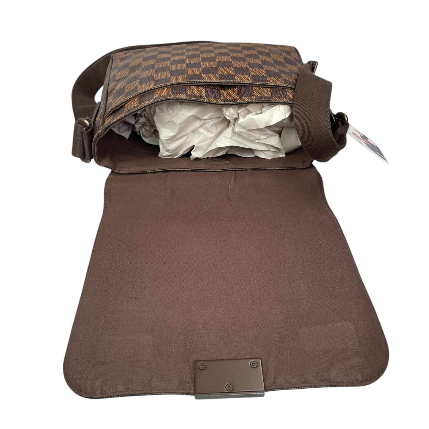 Louis Vuitton District Damier Ebene Coated Canvas PM Crossbody Messenger Bag