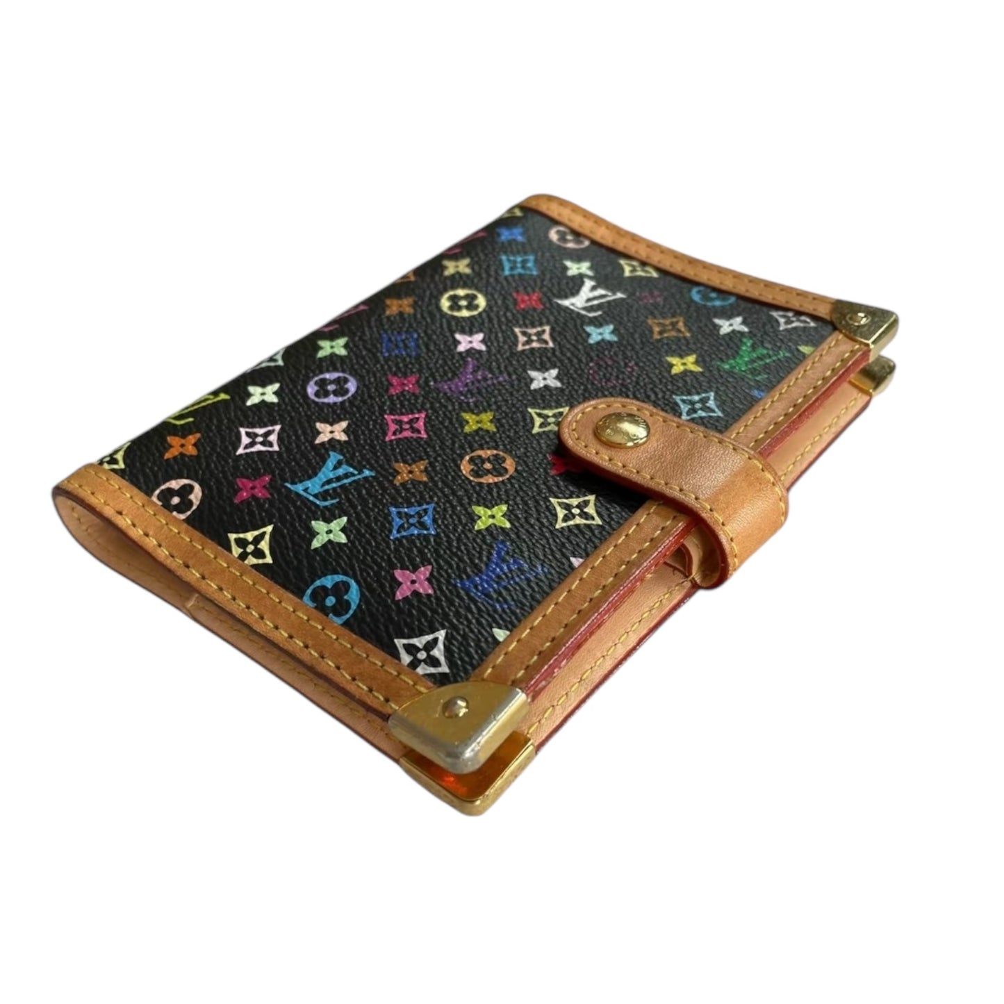 Louis Vuitton Multi Mono Coated Canvas Takashi Murakami Agenda Black