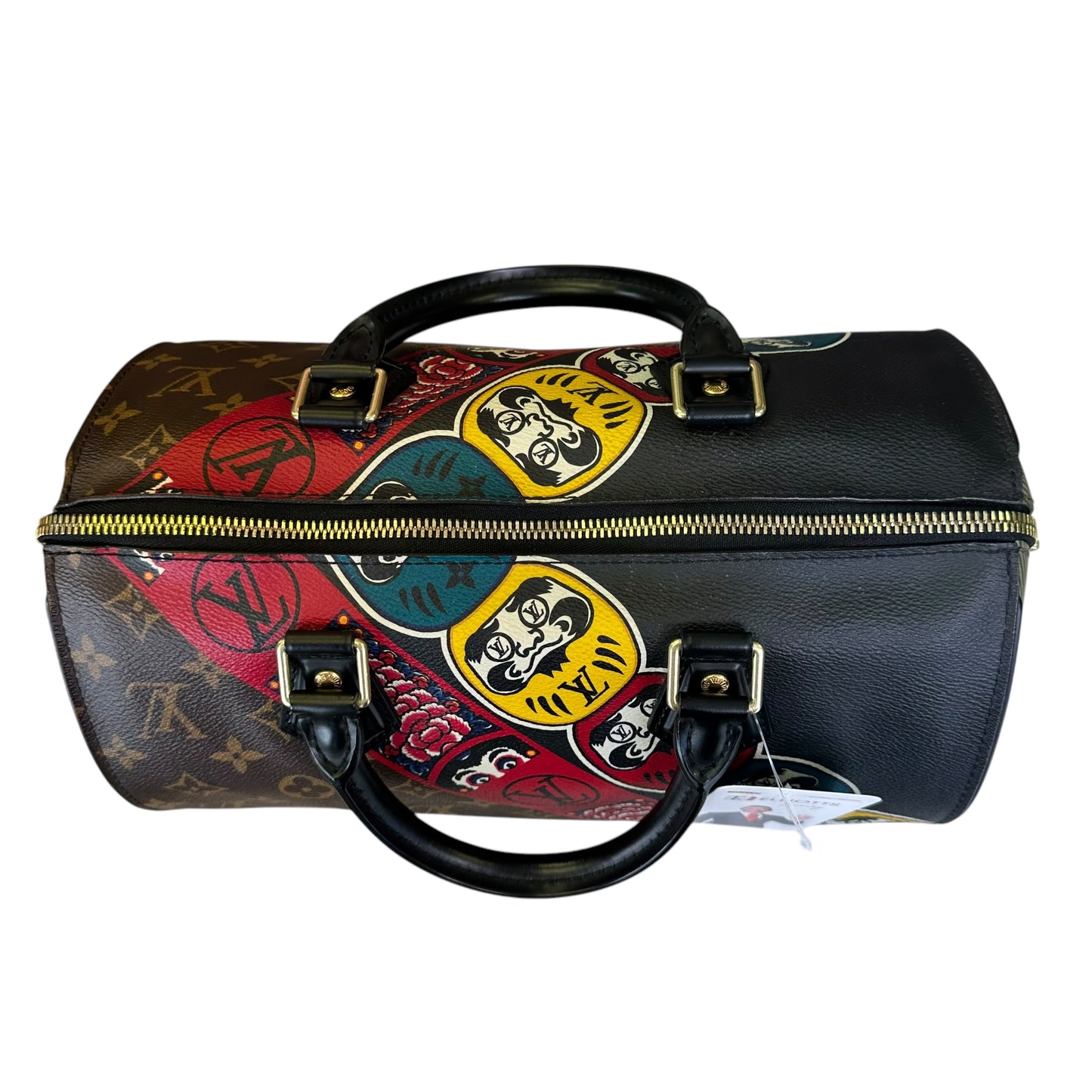 Louis Vuitton Speedy 30 Kaburi Kansai Yomoto 2018 Limited Edition Monogram Epi Tote Purse