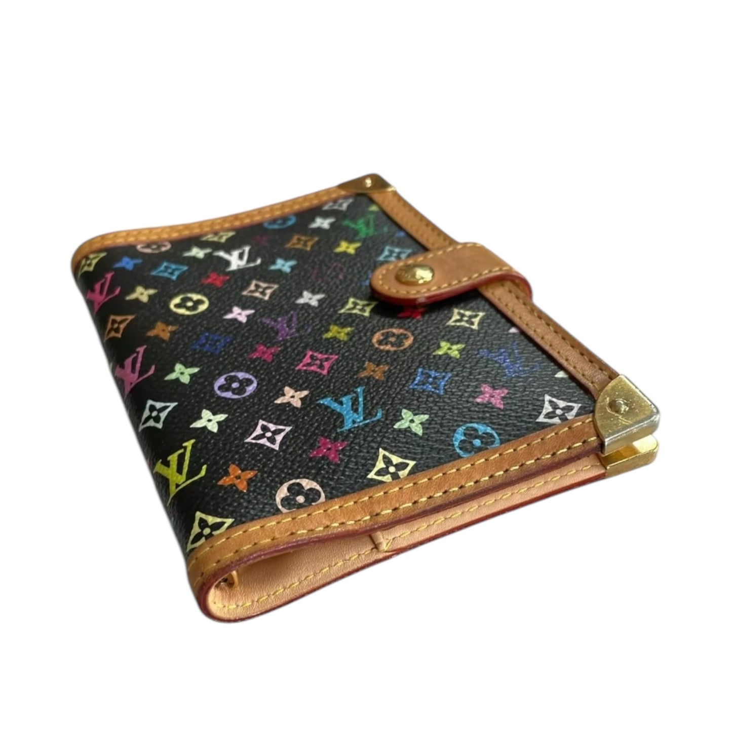 Louis Vuitton Multi Mono Coated Canvas Takashi Murakami Agenda Black