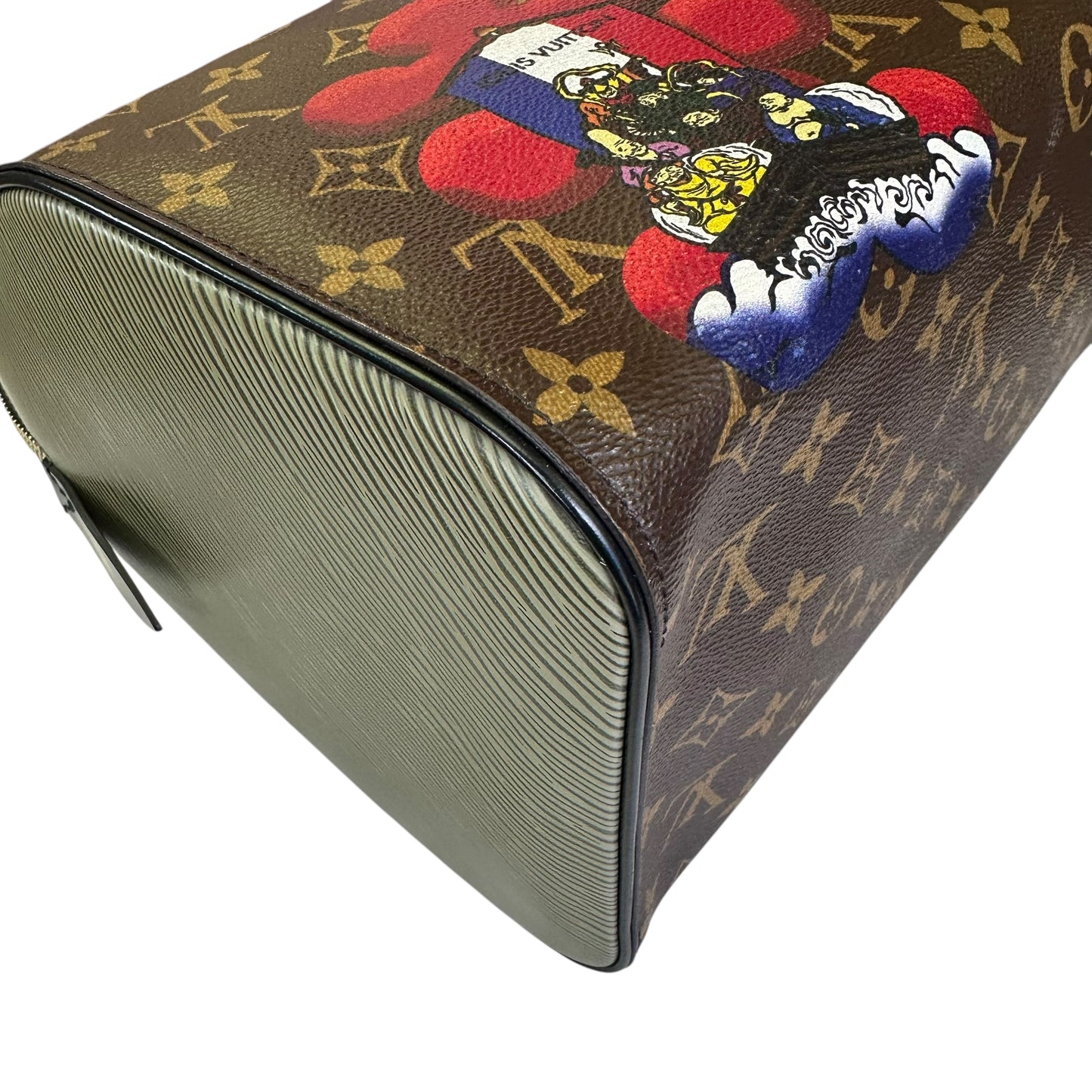 Louis Vuitton Speedy 30 Kaburi Kansai Yomoto 2018 Limited Edition Monogram Epi Tote Purse