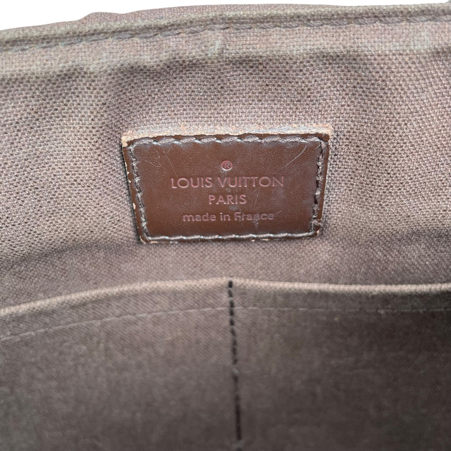 Louis Vuitton District Damier Ebene Coated Canvas PM Crossbody Messenger Bag