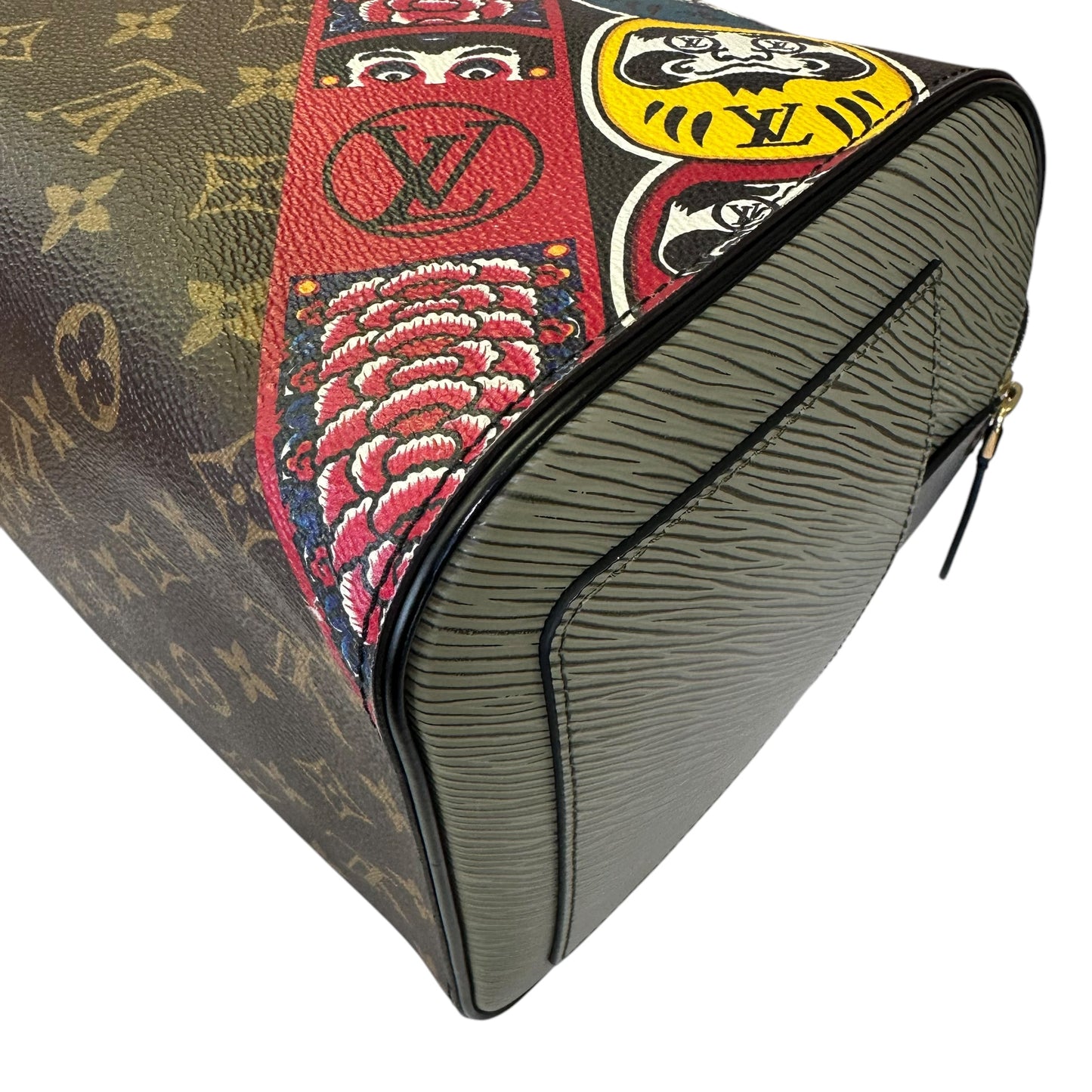 Louis Vuitton Speedy 30 Kaburi Kansai Yomoto 2018 Limited Edition Monogram Epi Tote Purse