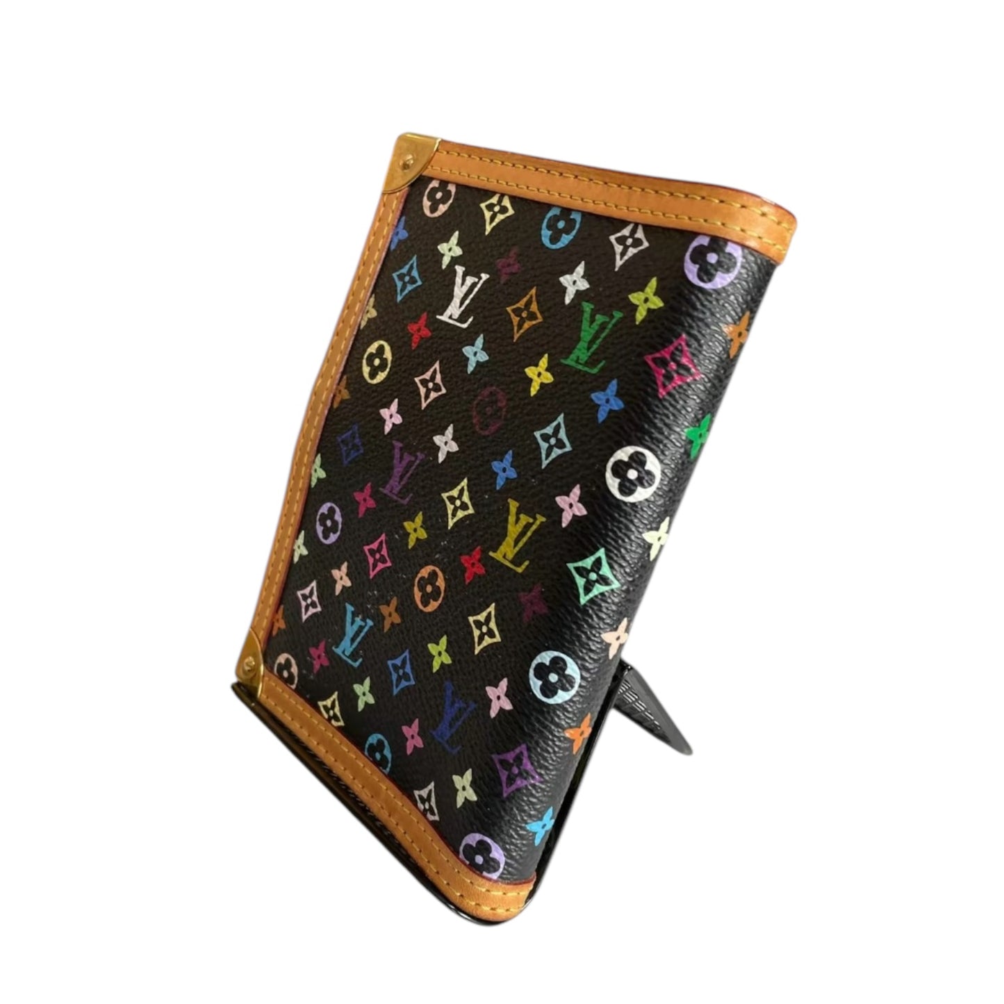 Louis Vuitton Multi Mono Coated Canvas Takashi Murakami Agenda Black
