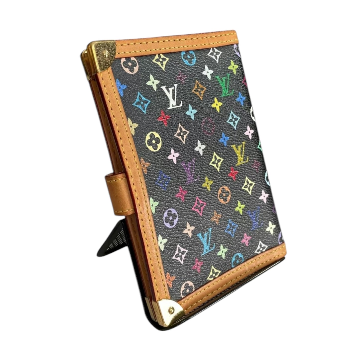 Louis Vuitton Multi Mono Coated Canvas Takashi Murakami Agenda Black