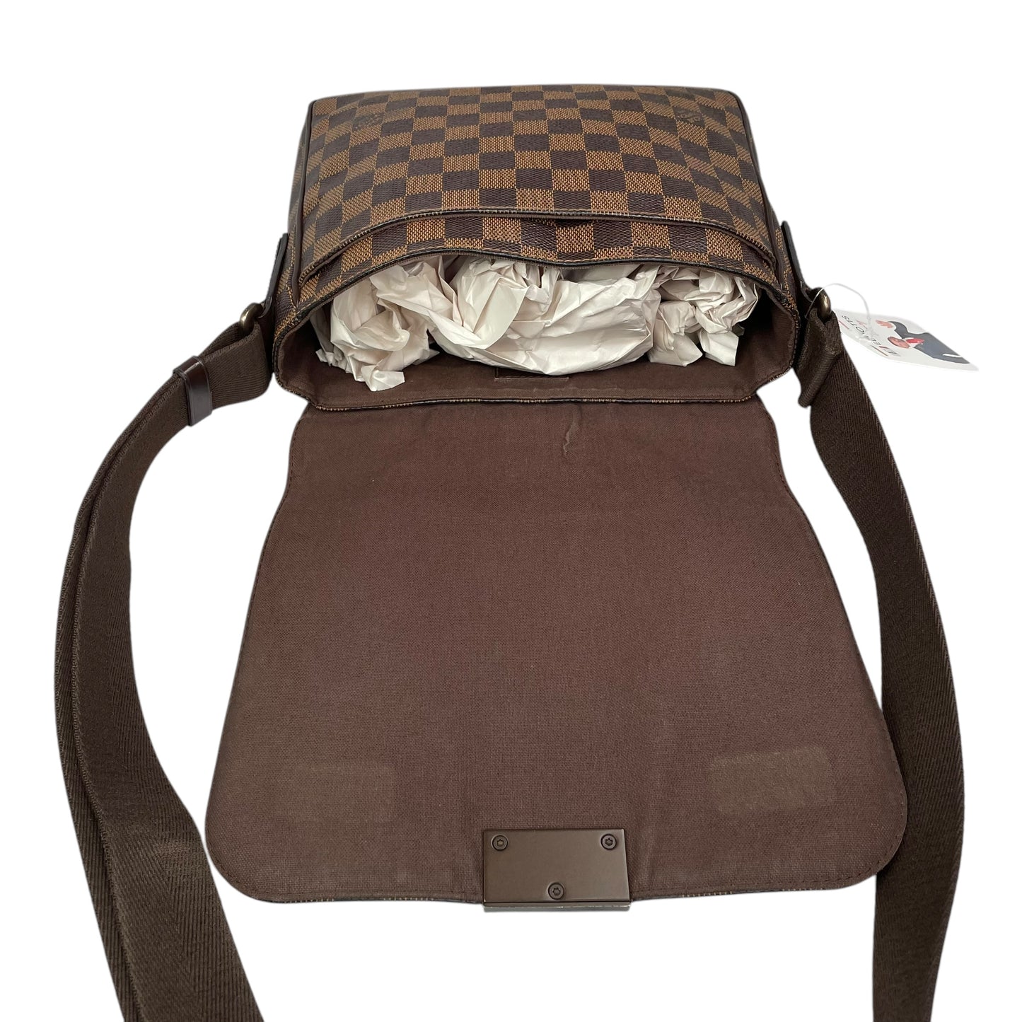 Louis Vuitton District Damier Ebene Coated Canvas PM Crossbody Messenger Bag