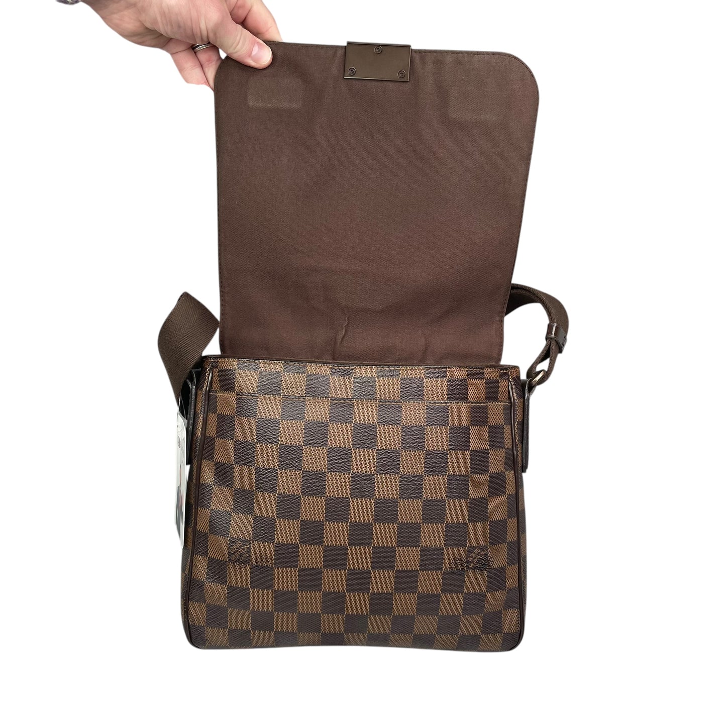 Louis Vuitton District Damier Ebene Coated Canvas PM Crossbody Messenger Bag