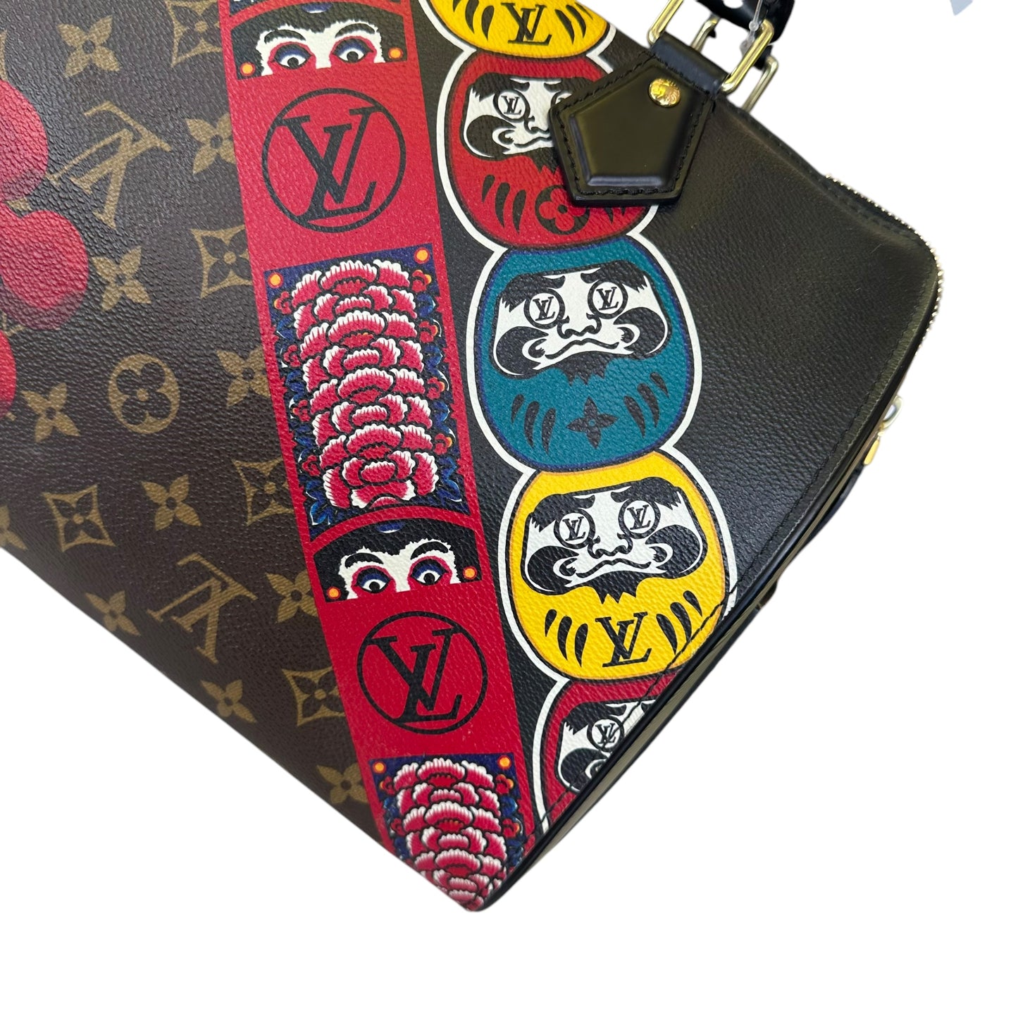 Louis Vuitton Speedy 30 Kaburi Kansai Yomoto 2018 Limited Edition Monogram Epi Tote Purse
