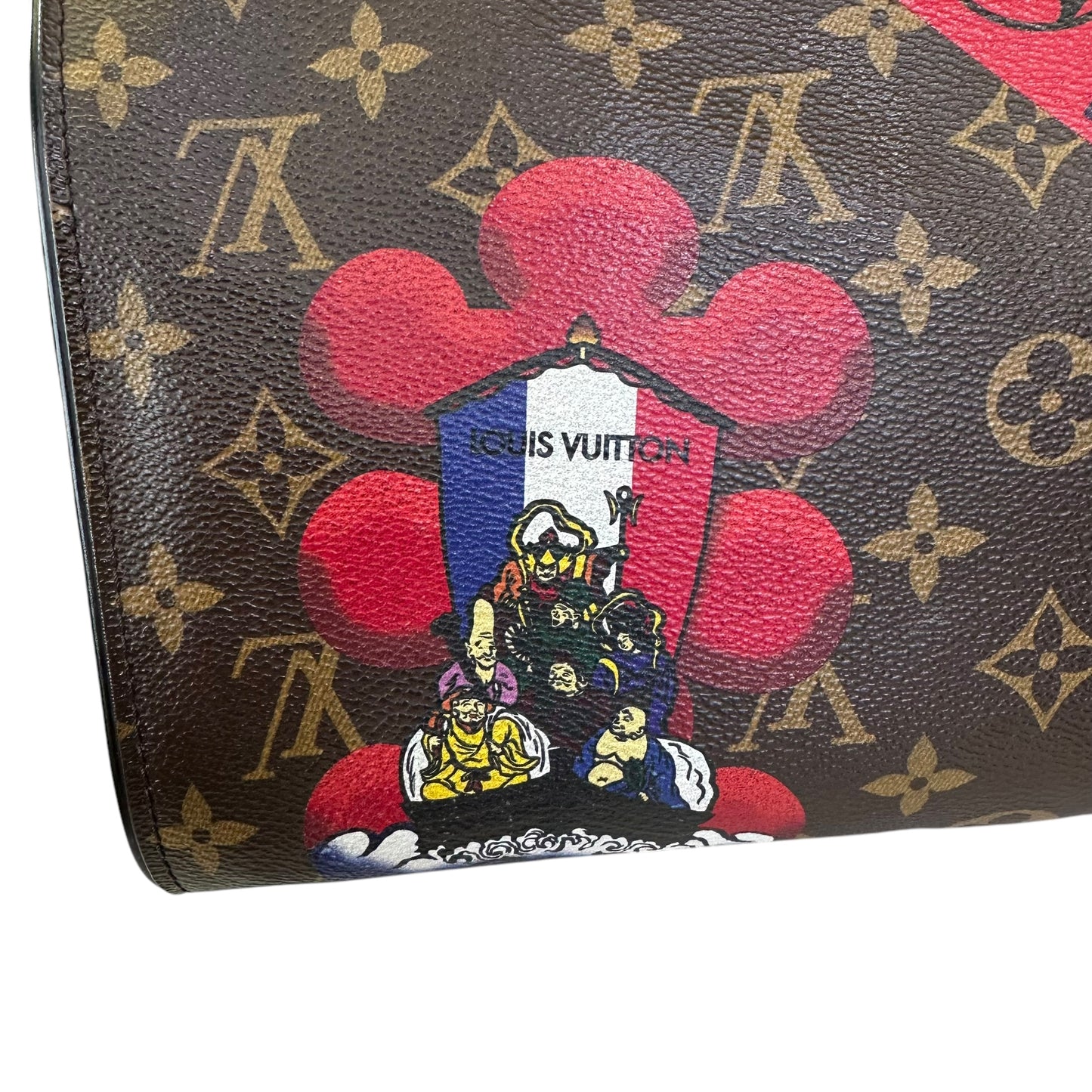 Louis Vuitton Speedy 30 Kaburi Kansai Yomoto 2018 Limited Edition Monogram Epi Tote Purse