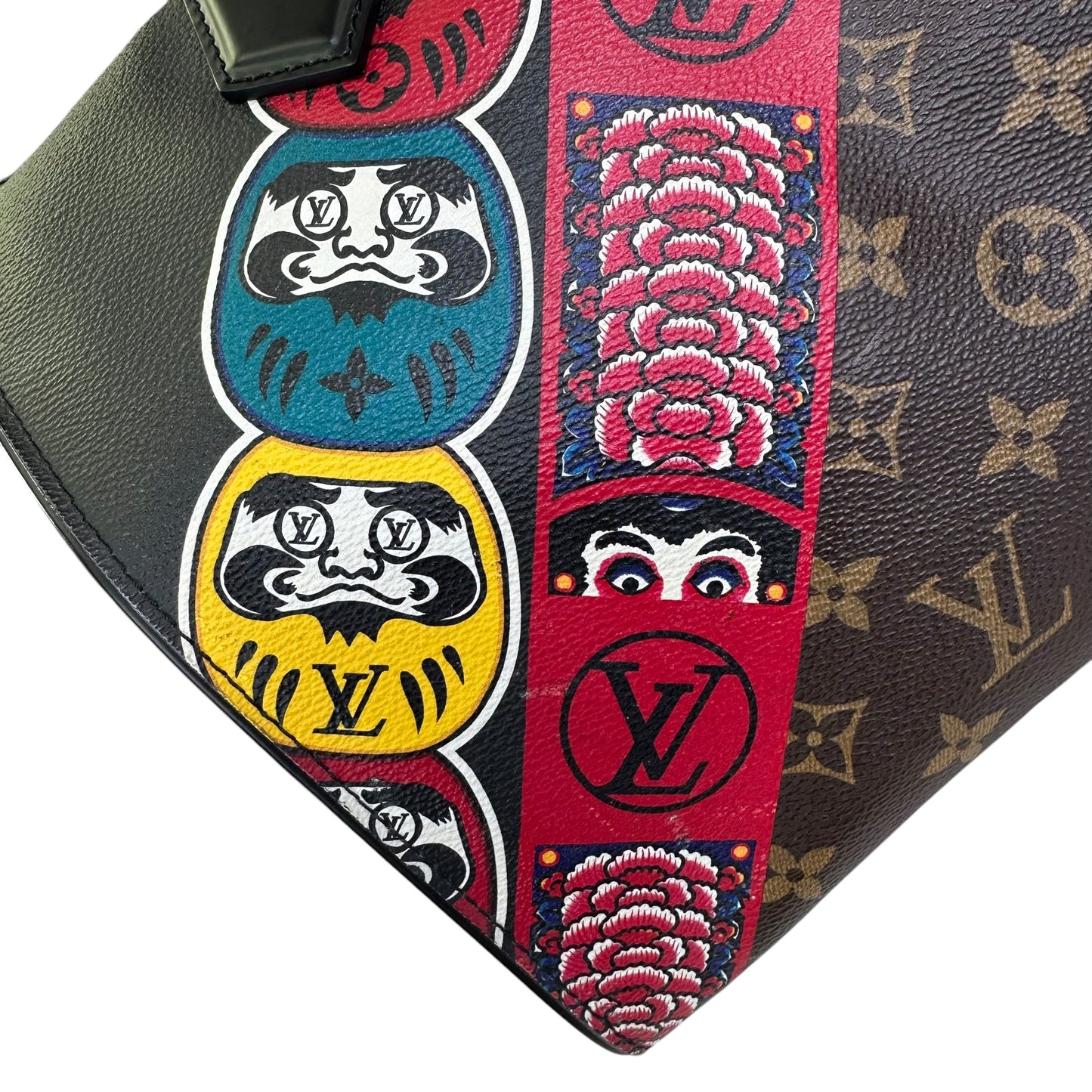 Louis Vuitton Speedy 30 Kaburi Kansai Yomoto 2018 Limited Edition Monogram Epi Tote Purse
