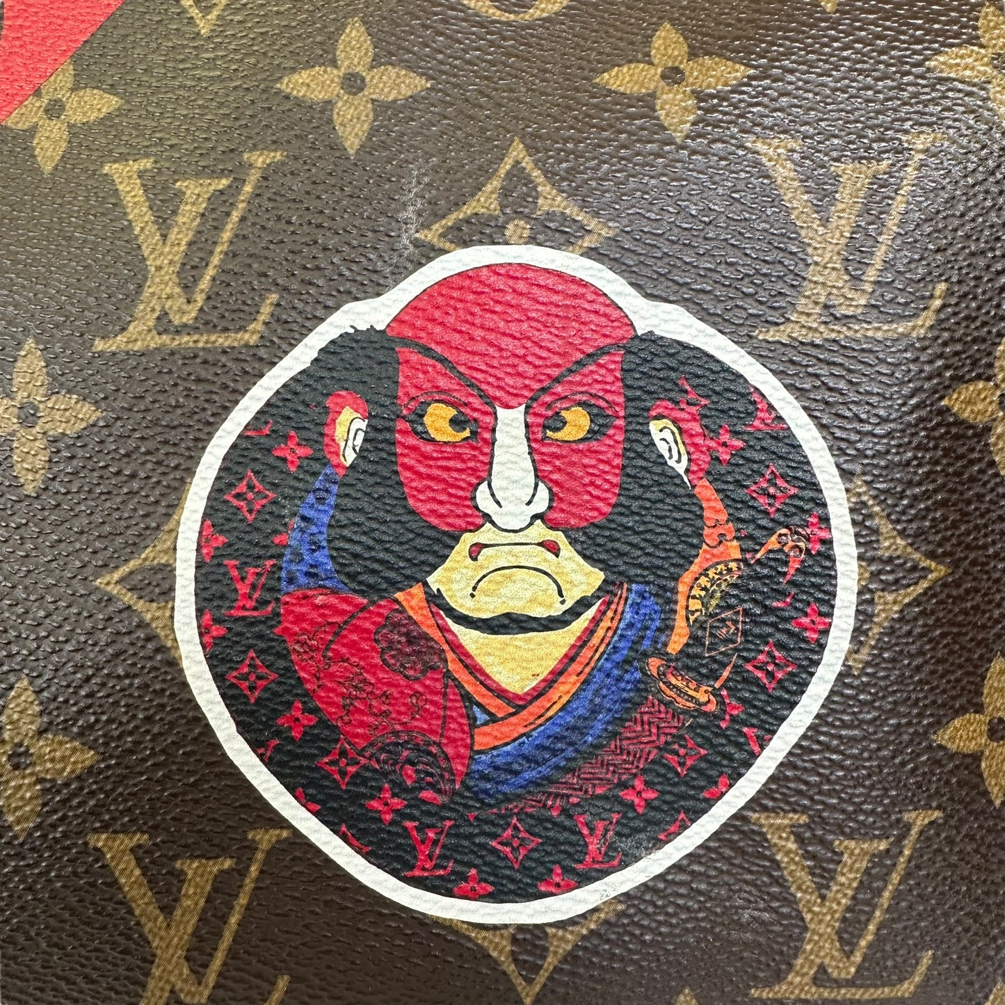 Louis Vuitton Speedy 30 Kaburi Kansai Yomoto 2018 Limited Edition Monogram Epi Tote Purse