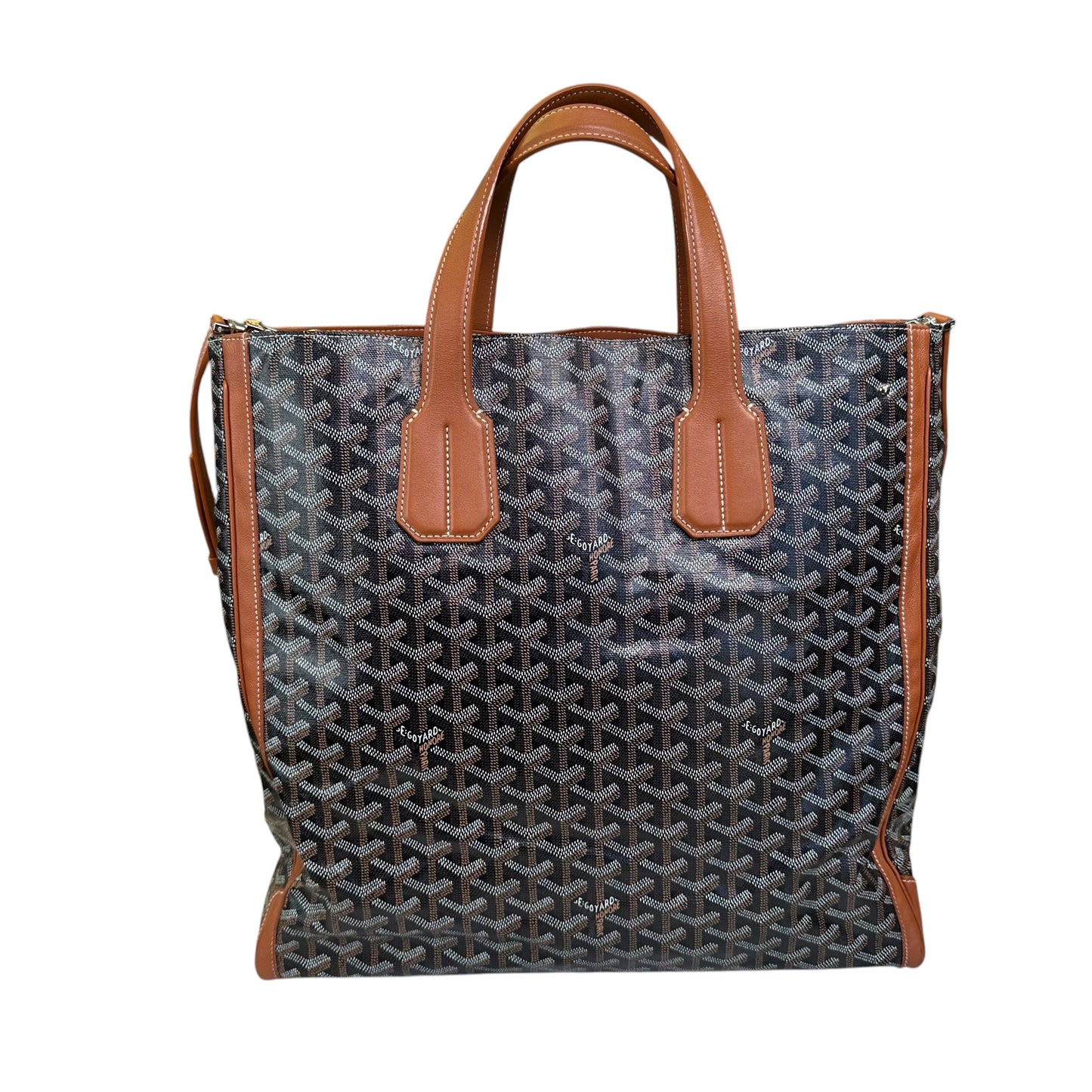 Goyard Limited Leather Canvas AMA Hugo Monogramed R. E. Voltaire Shopper Tote