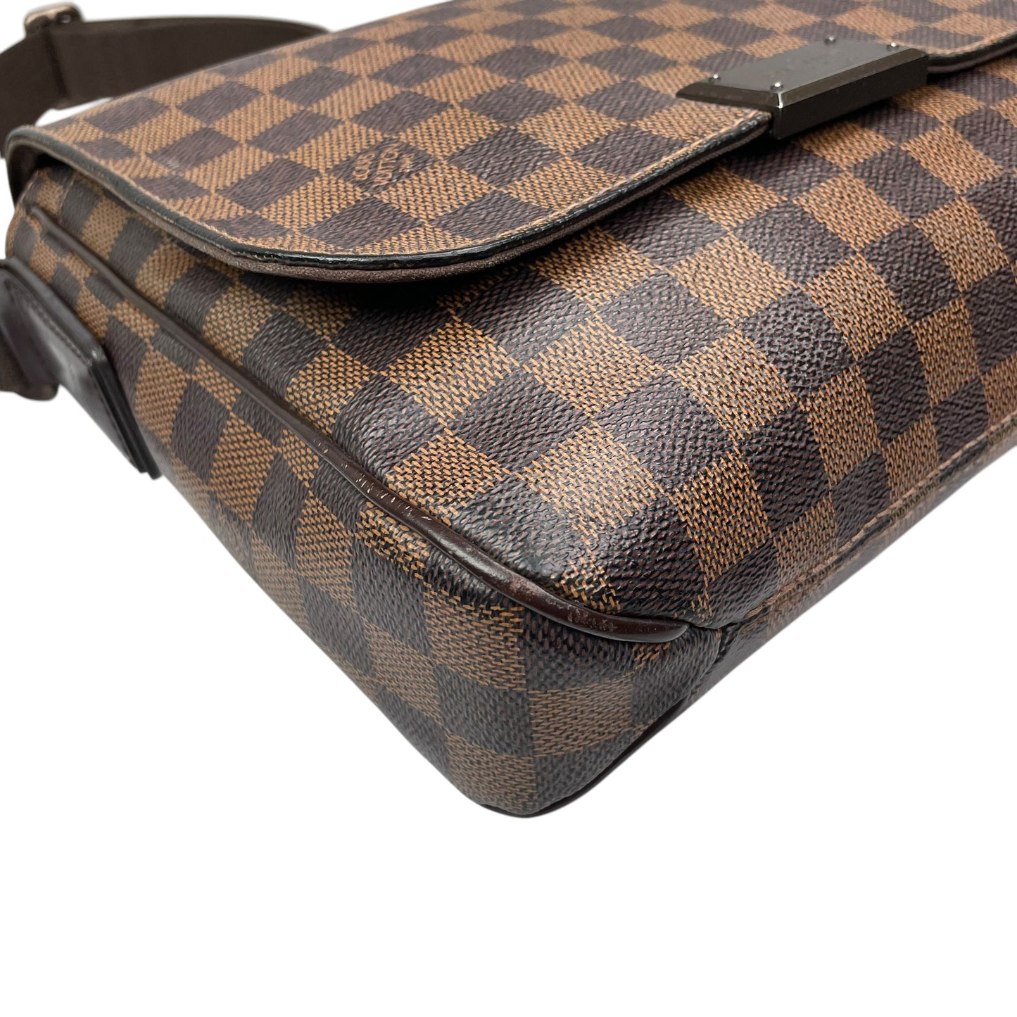 Louis Vuitton District Damier Ebene Coated Canvas PM Crossbody Messenger Bag