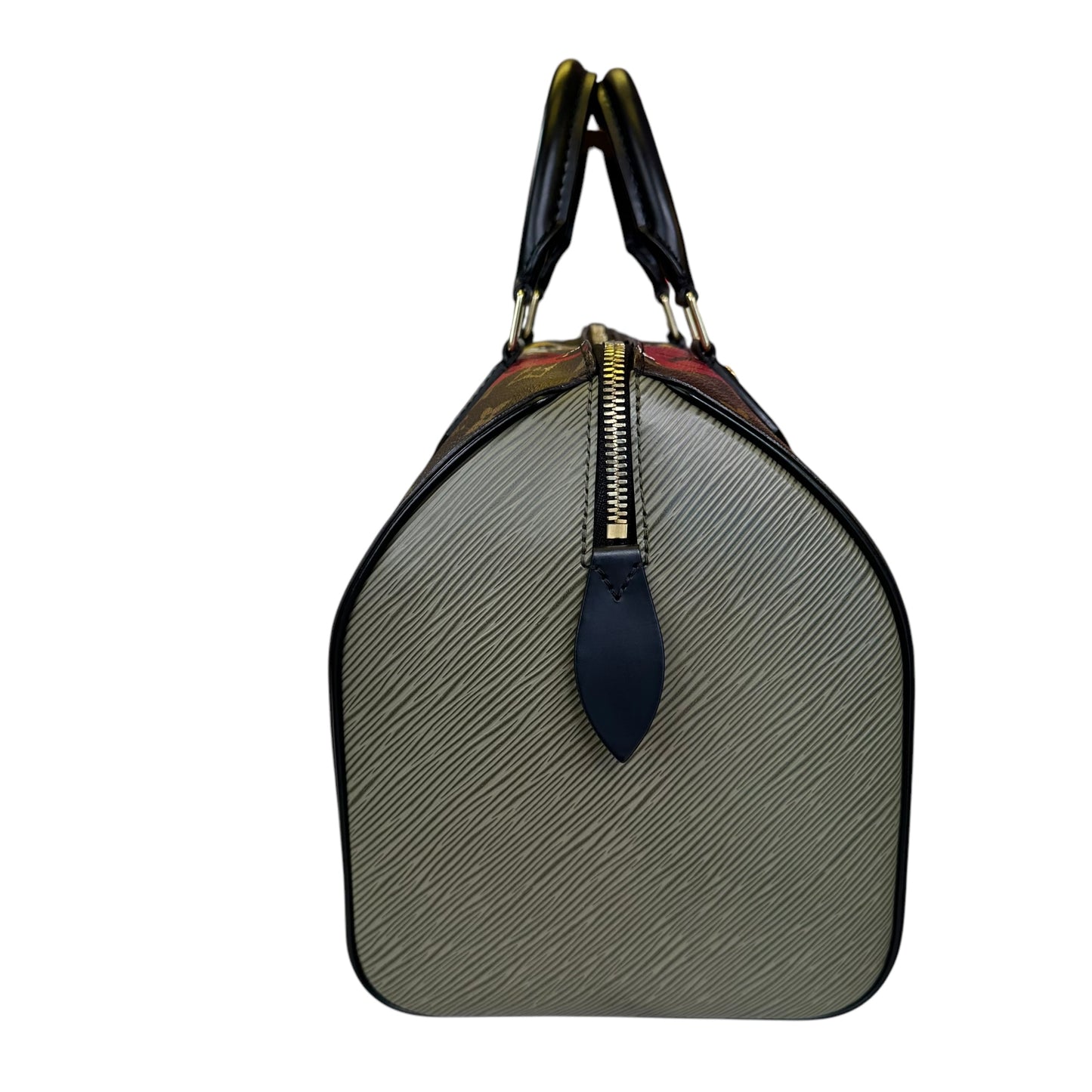 Louis Vuitton Speedy 30 Kaburi Kansai Yomoto 2018 Limited Edition Monogram Epi Tote Purse