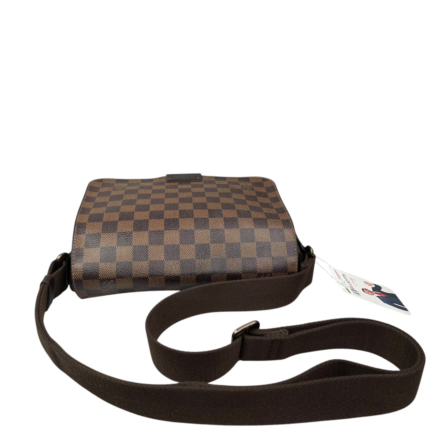 Louis Vuitton District Damier Ebene Coated Canvas PM Crossbody Messenger Bag