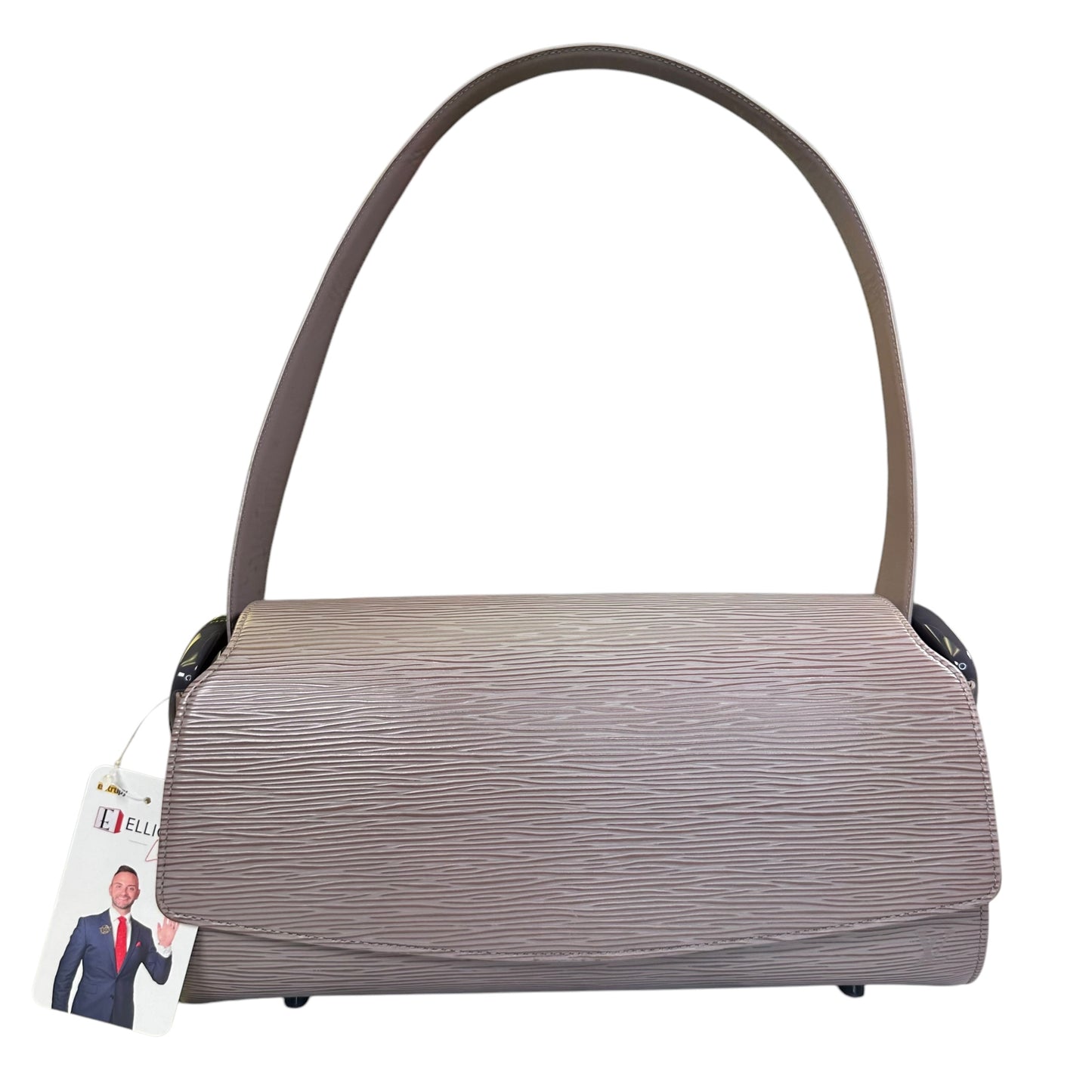 Louis Vuitton Nocturne Lilac Purple Epi Woodgrain East West Flap Shoulder Purse