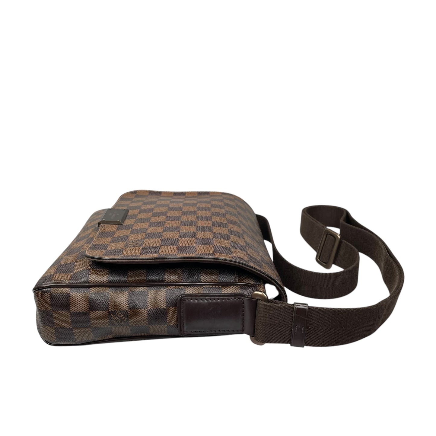Louis Vuitton District Damier Ebene Coated Canvas PM Crossbody Messenger Bag