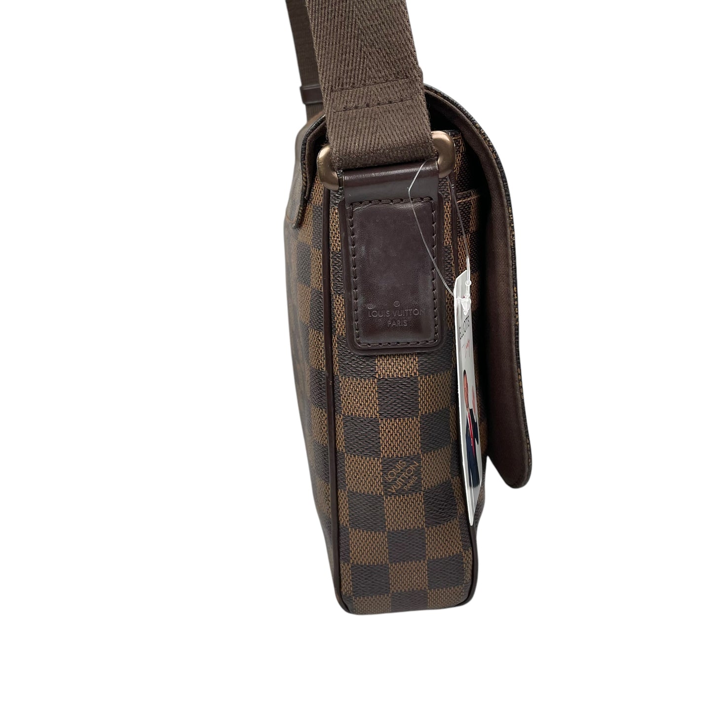 Louis Vuitton District Damier Ebene Coated Canvas PM Crossbody Messenger Bag