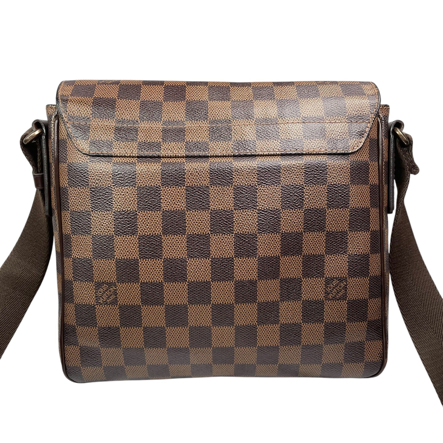Louis Vuitton District Damier Ebene Coated Canvas PM Crossbody Messenger Bag