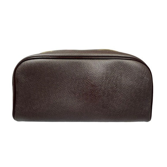 Louis Vuitton Merlot Taiga Leather Zippy Cosmetic Toiletry Bag 9.5”