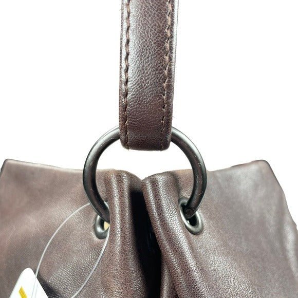 Bottega Veneta Woven XL Shoulder Bag Leather Brown Purse