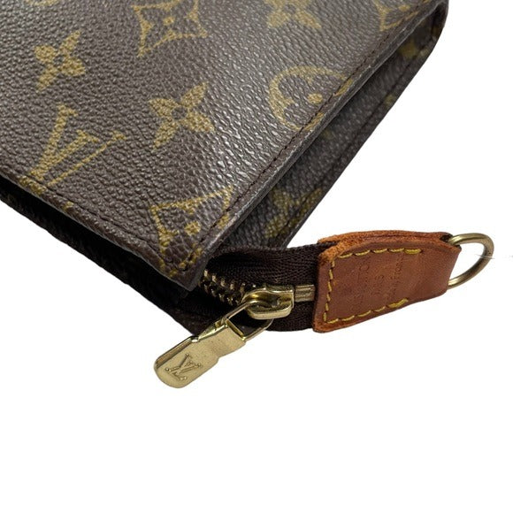 Louis Vuitton Monogram Canvas Zippy Mini Pouch Case Bag Holder 6.5” x 4”