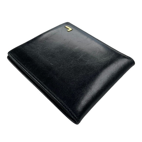 Lancel Black Mens Leather Bi-Fold Wallet