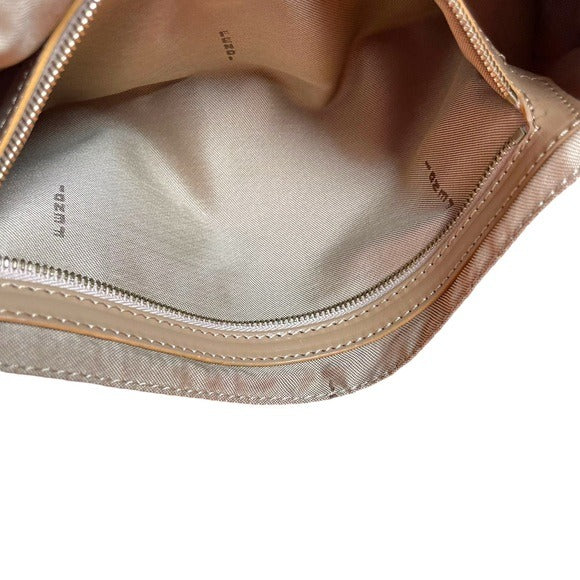 Fendi Orange Crush Coated Canvas Zucchino Baguette Flap Shoulder Purse Bag