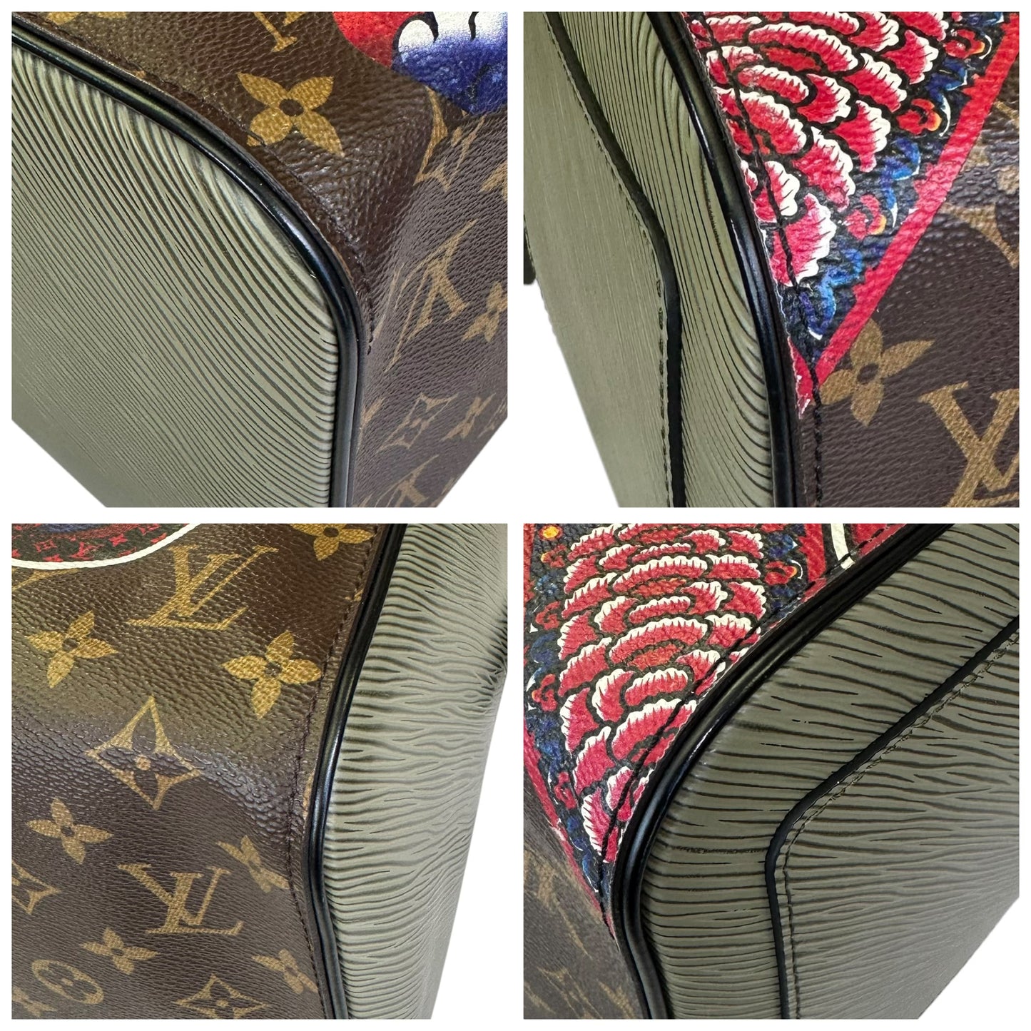 Louis Vuitton Speedy 30 Kaburi Kansai Yomoto 2018 Limited Edition Monogram Epi Tote Purse