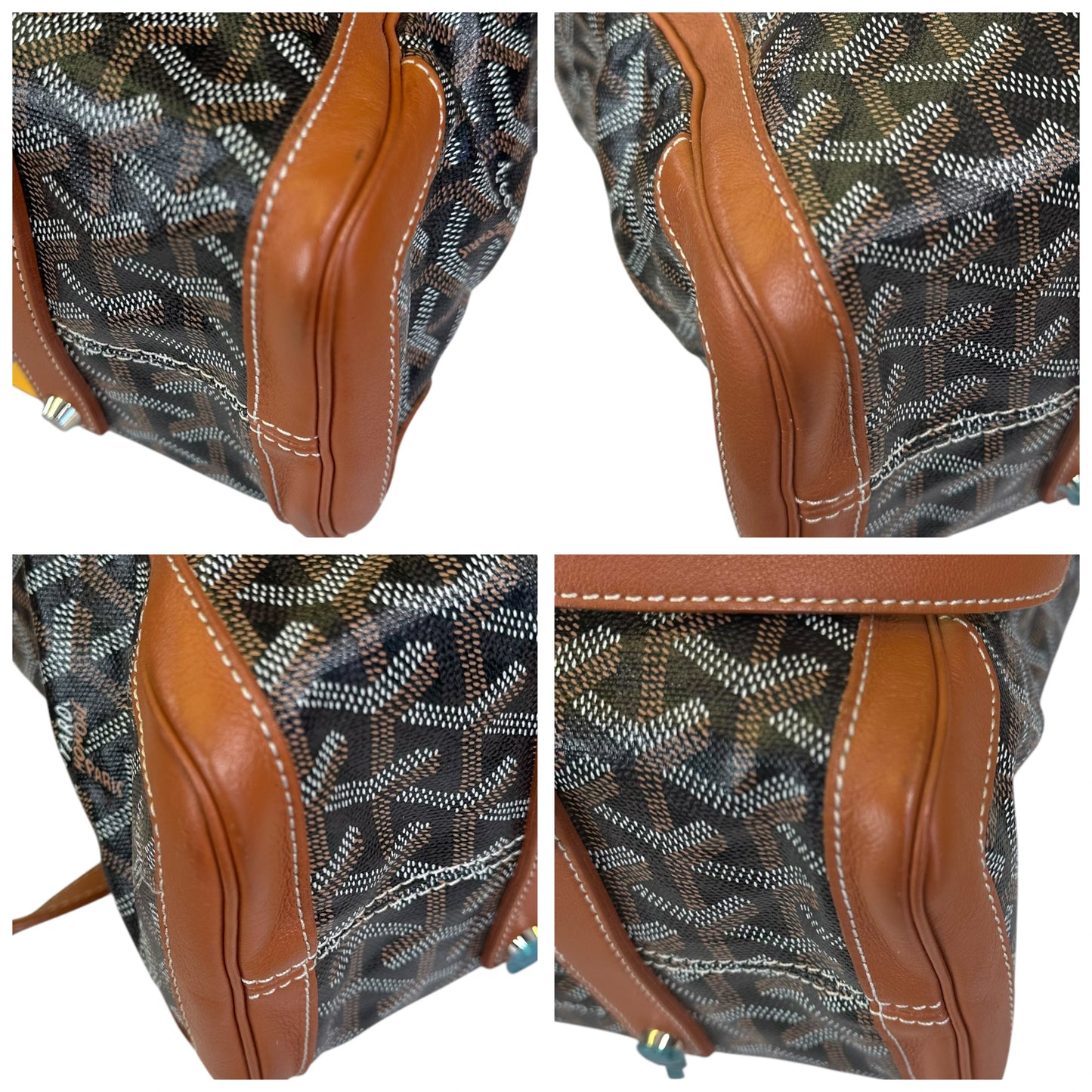 Goyard Limited Leather Canvas AMA Hugo Monogramed R. E. Voltaire Shopper Tote