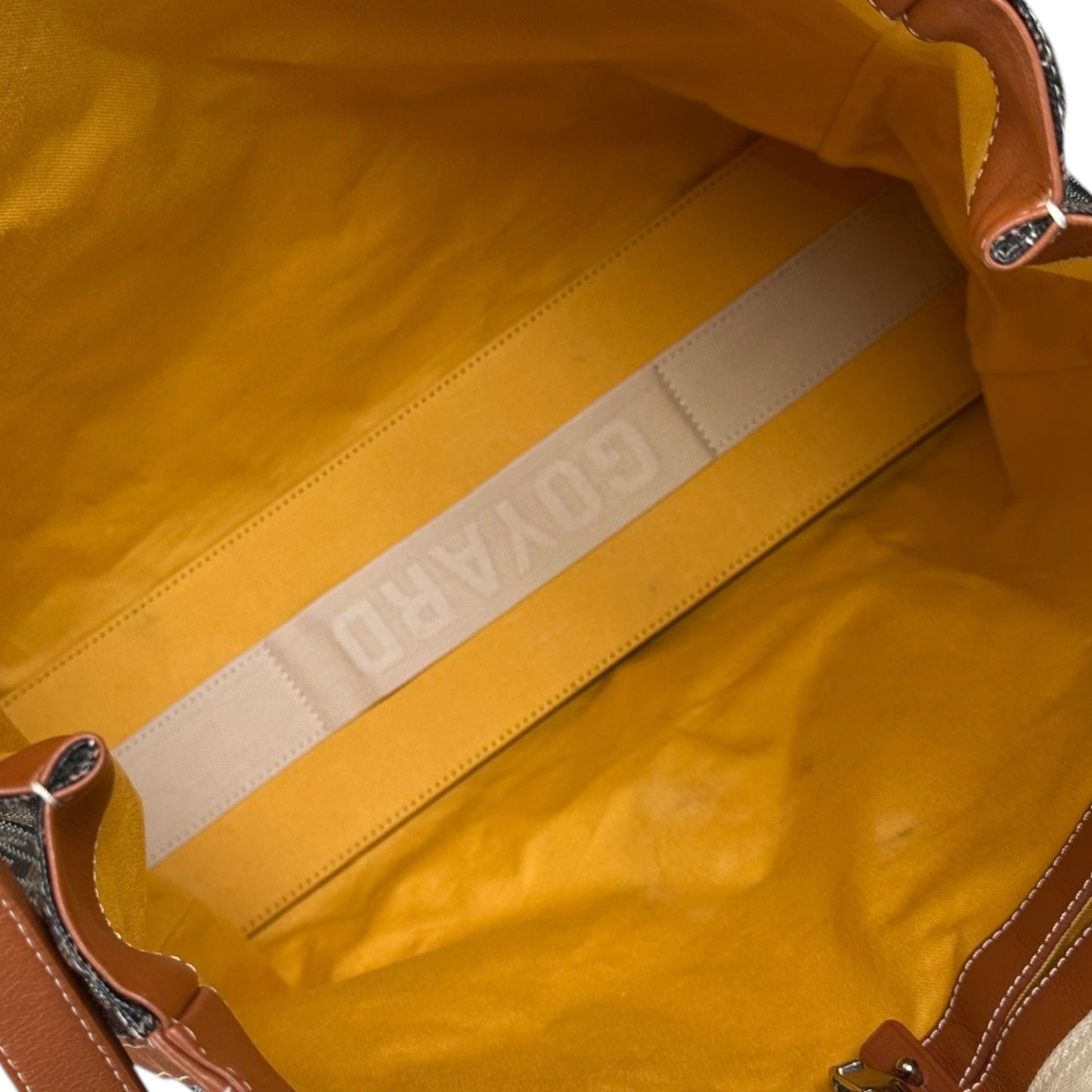 Goyard Limited Leather Canvas AMA Hugo Monogramed R. E. Voltaire Shopper Tote