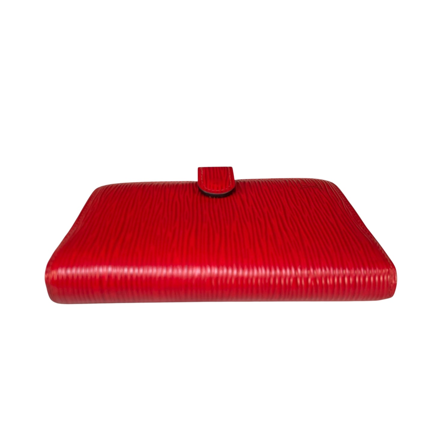 Louis Vuitton Agenda PM Red Epi Leather Gold Hardware Snap Closure Organizer