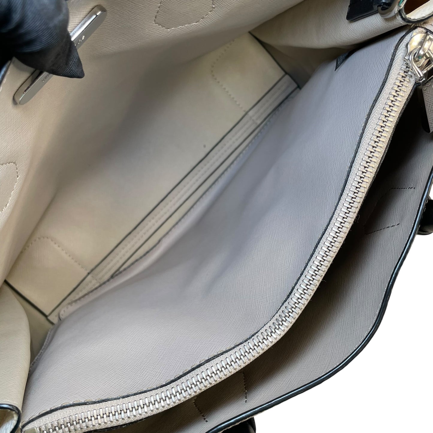 Michael Kors Mercer Large Tricolor Leather SHW Tote 2-Way Crossbody