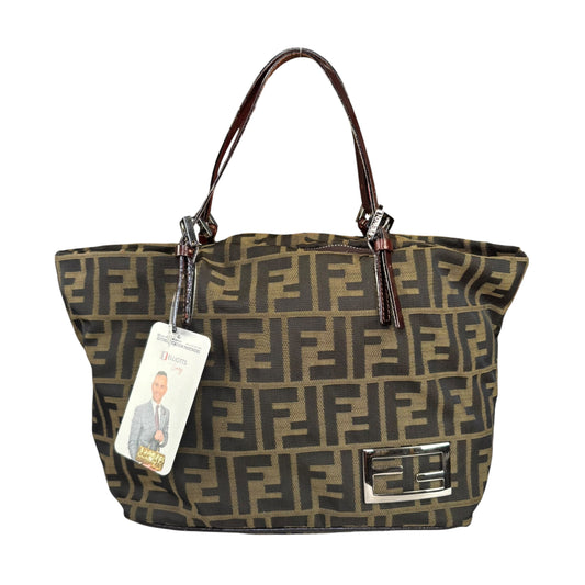 Fendi Zucca Y2K Canvas Mini Bucket Tote Purse