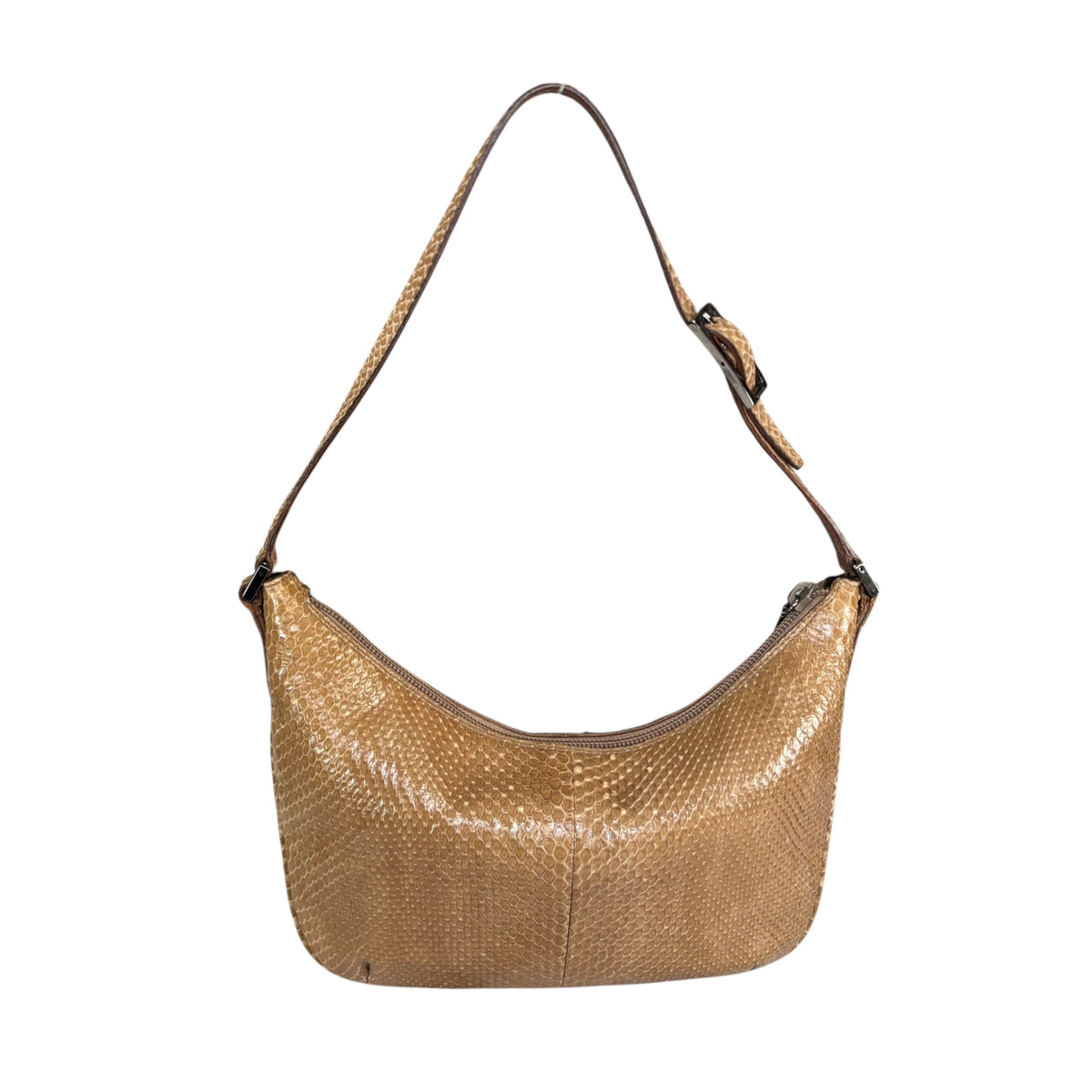 Gucci Snake Y2K Small Croissant Embossed SHW Shoulder Purse