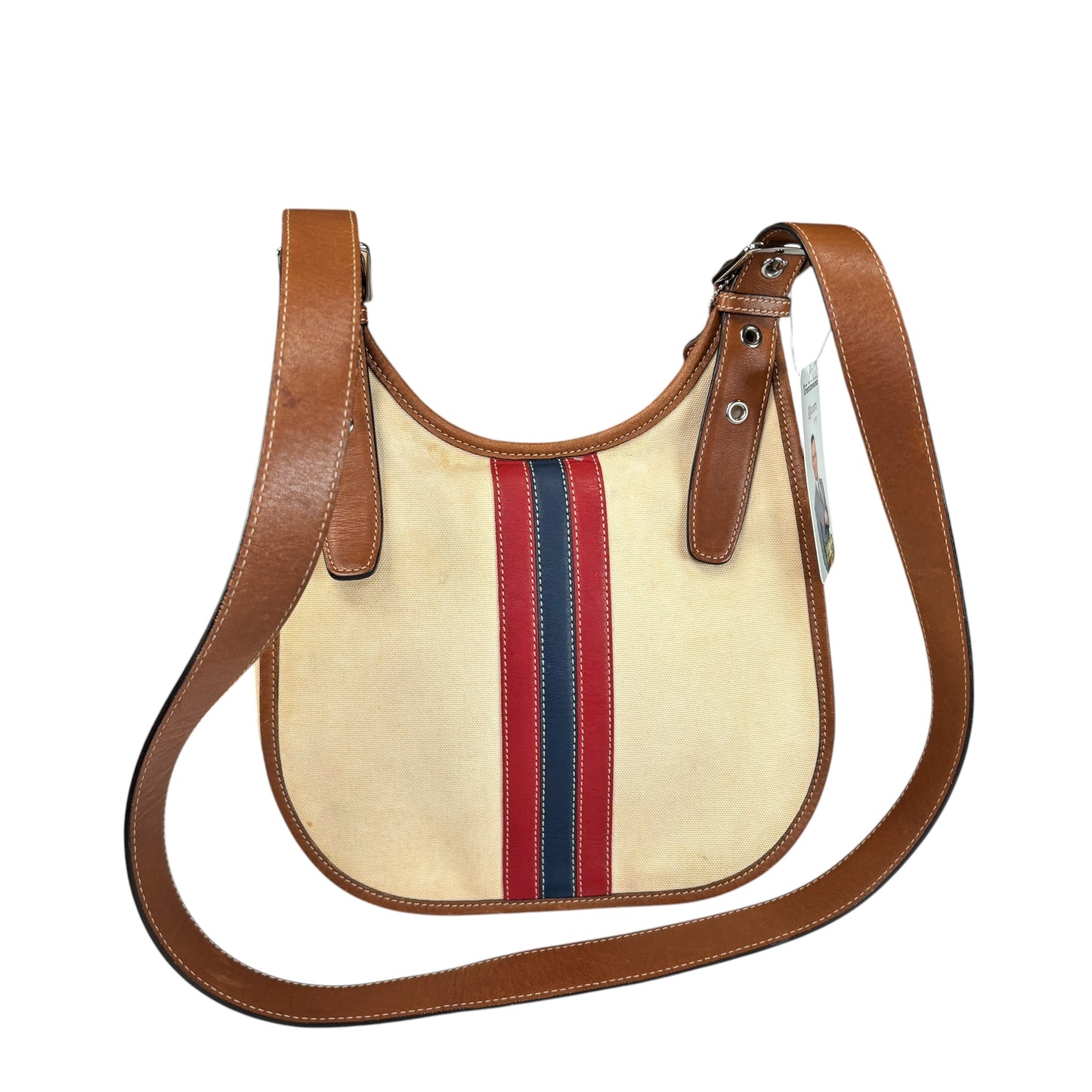 Coach Varsity Y2K Heritage Saddle Crossbody Canvas Bag