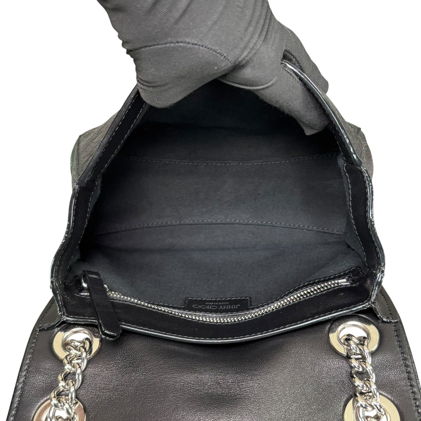 Jimmy Choo Rebel Studded 2-Way  SHW Crossbody Purse