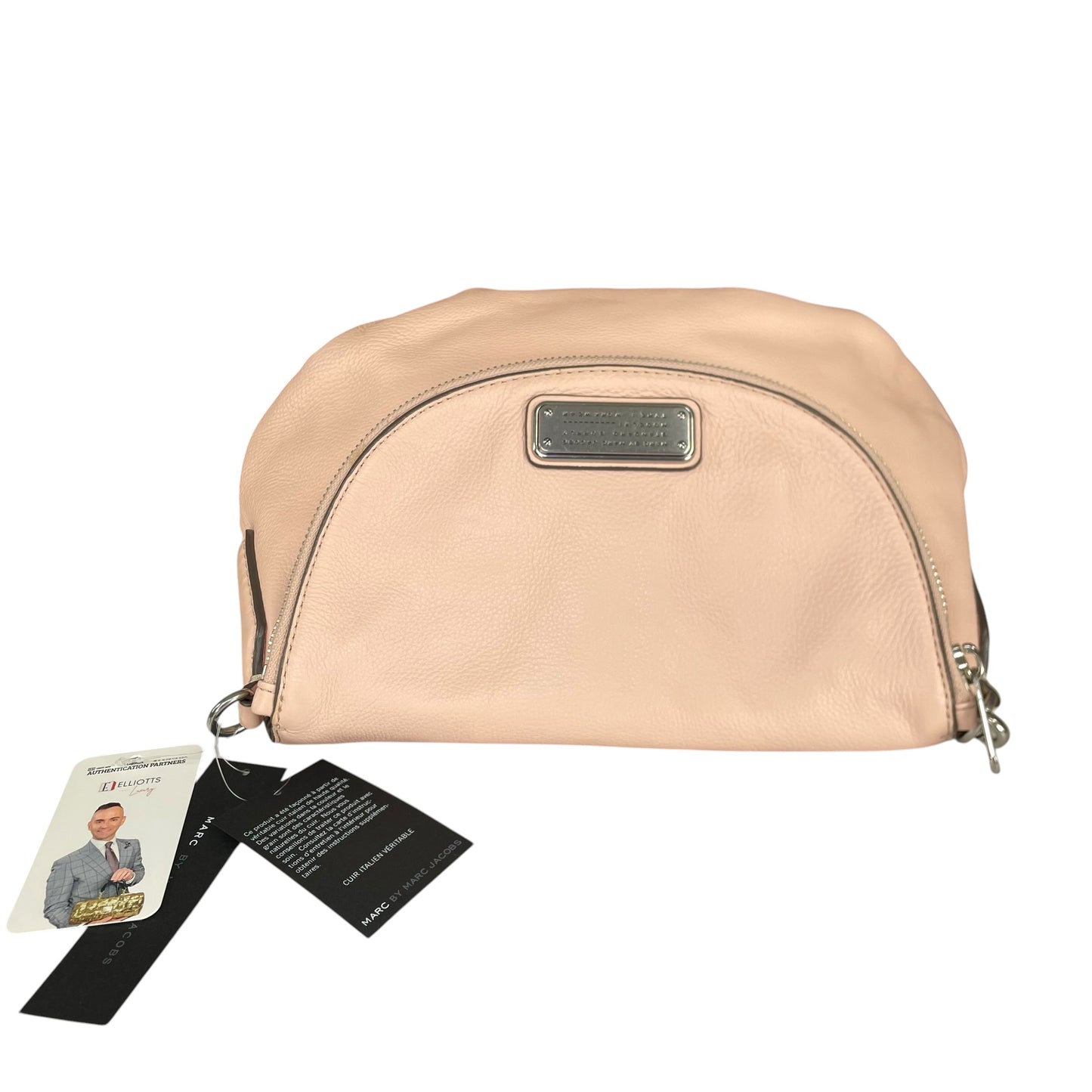 Marc By Marc Natasha Pink Crossbody Leather Satchel