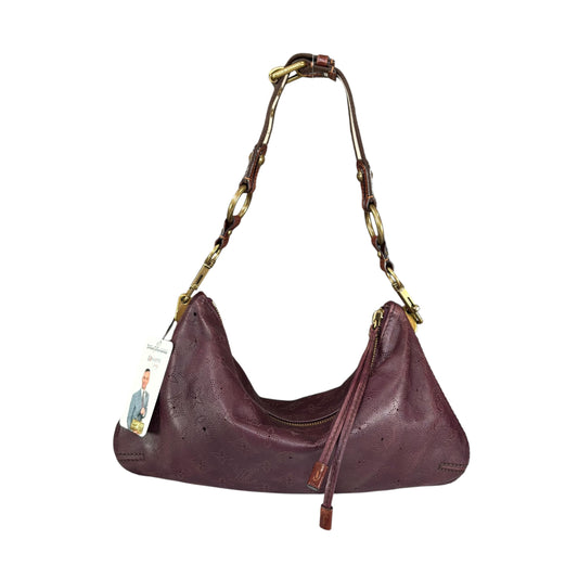 Louis Vuitton Limited Edition Mahina Bordeaux Leather Onatah PM Pouchette Hobo