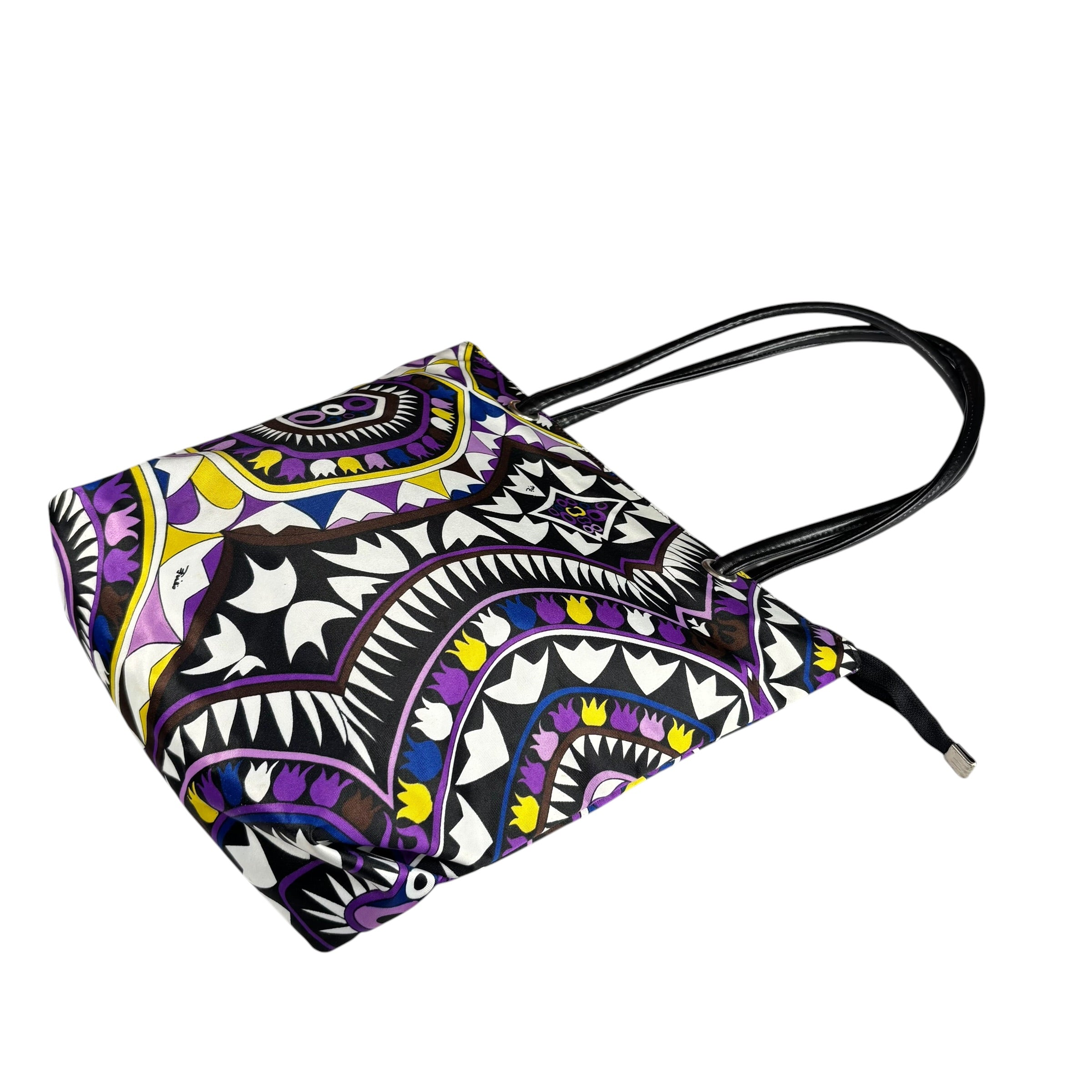 Emilio Pucci Nylon Floral Geo Mini Tote Bag Purse – Elliott's Luxury