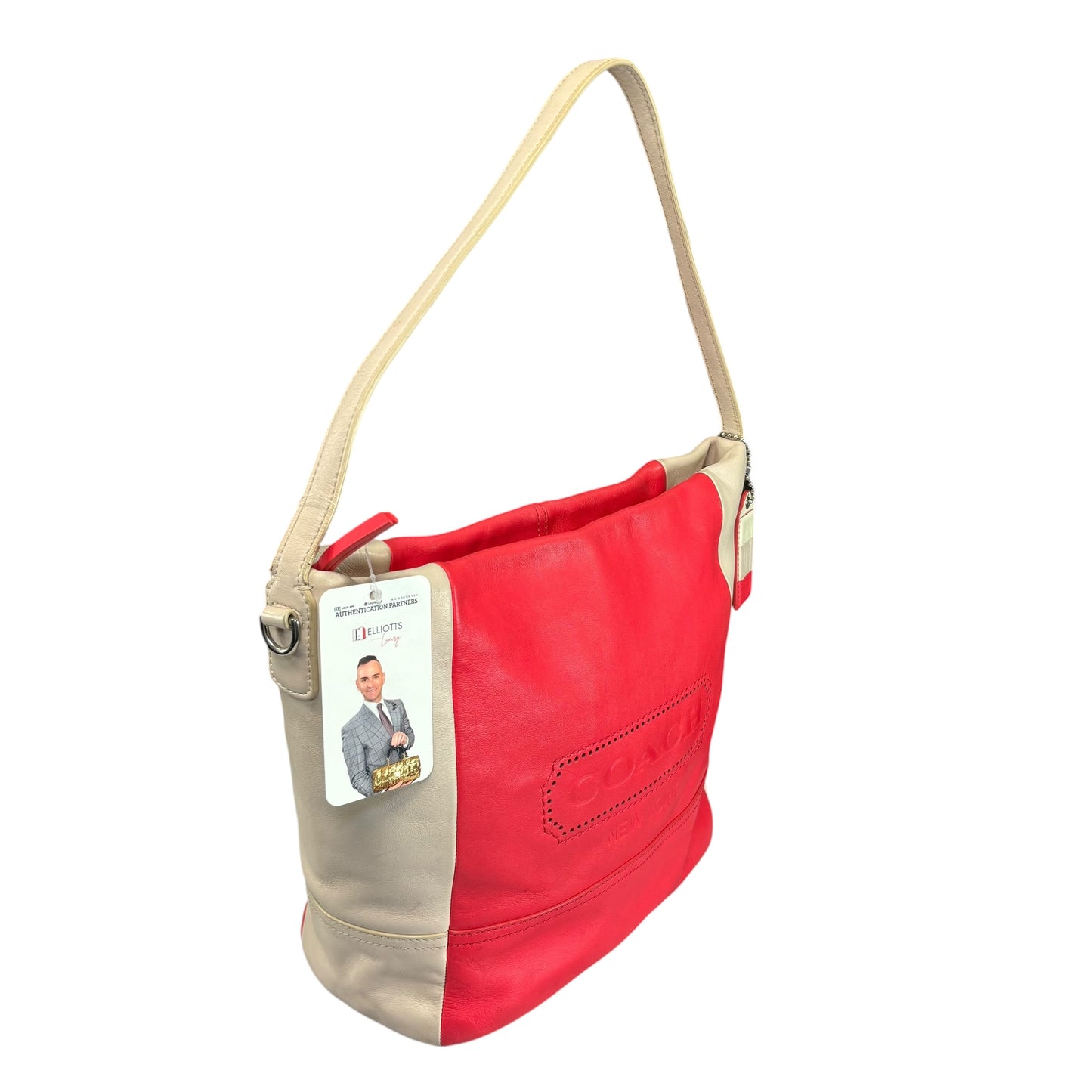 Coach Legacy Pink SHW ColorBlock Y2K Weekend Hobo Purse