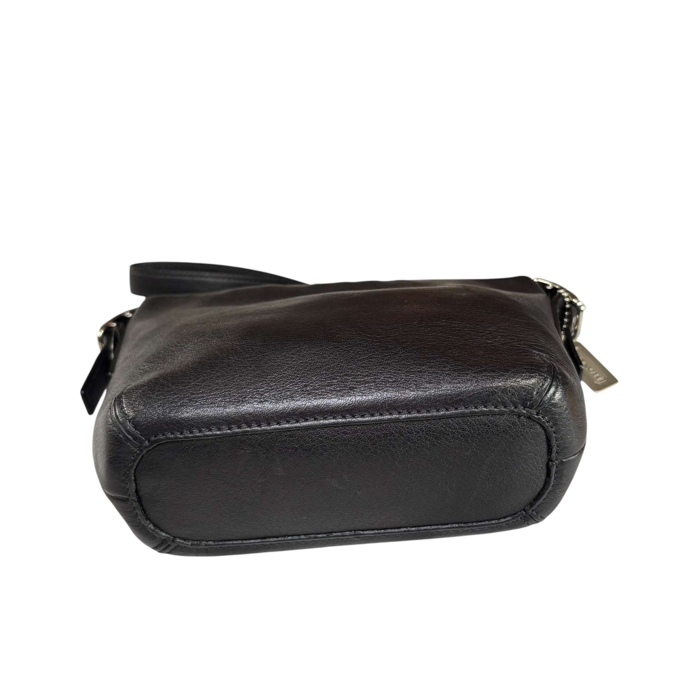 Coach Mini Y2K Black Leather SHW Shoulder Purse – Elliott's Luxury