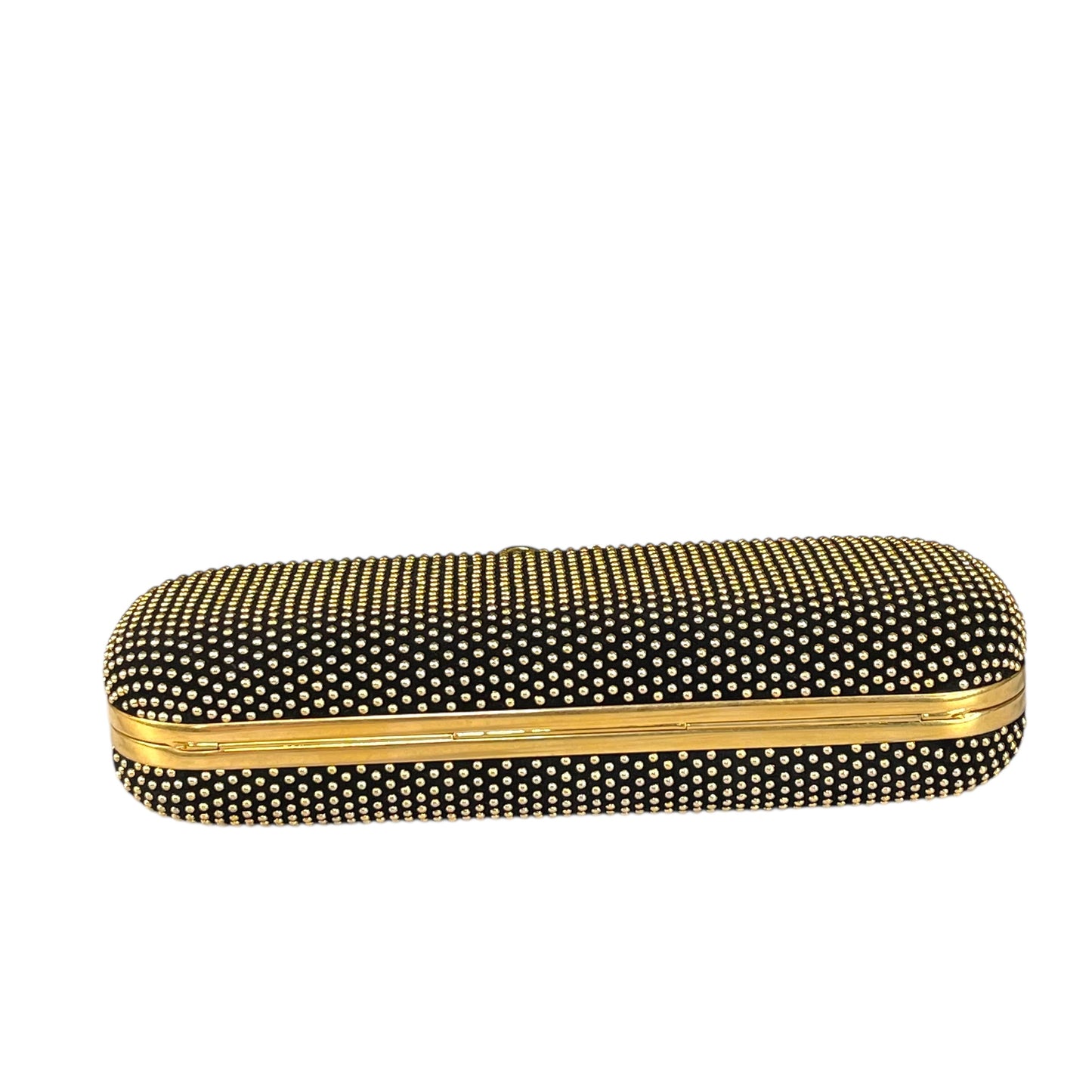 Alexander McQueen Crystal Studded Knuckle Clutch Skull Ring Blue Stone Bag