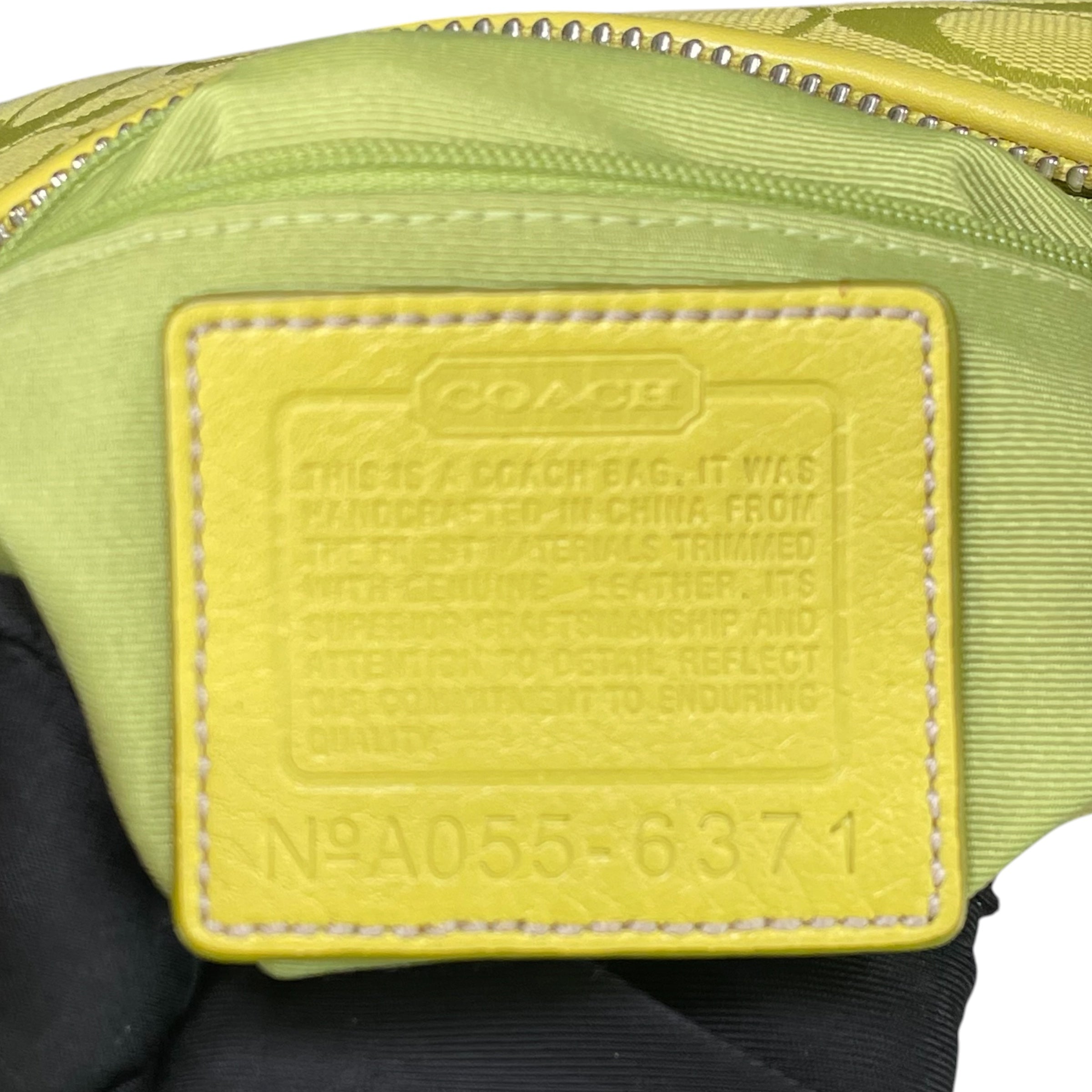 Coach Demi Y2K Signature C Lime Shoulder Purse – Elliott's Luxury