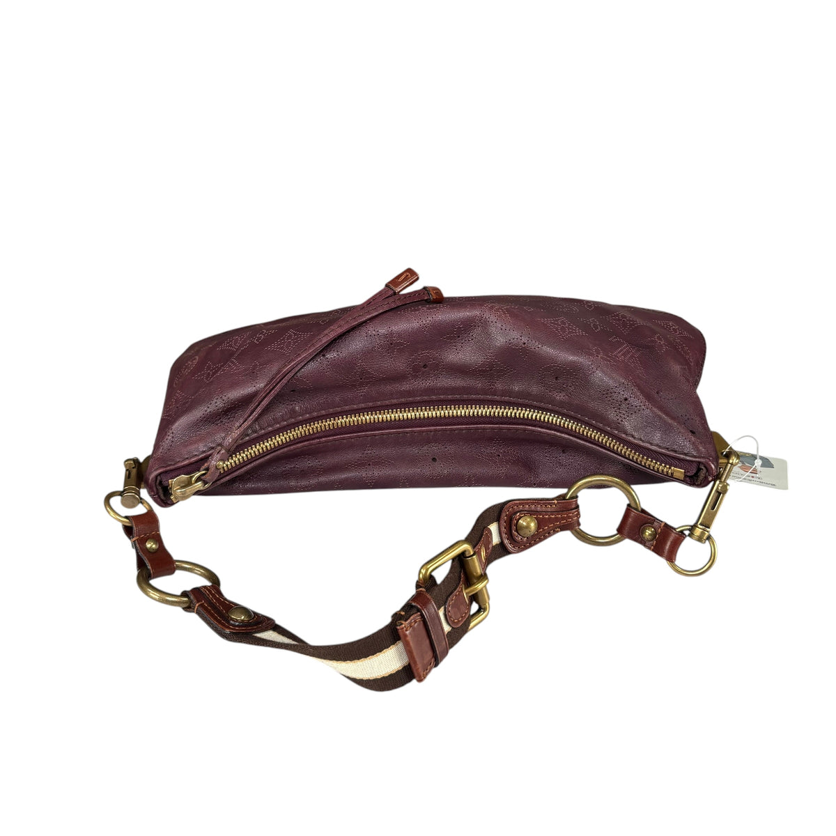 Louis Vuitton Limited Edition Mahina Bordeaux Leather Onatah PM Pouchette Hobo