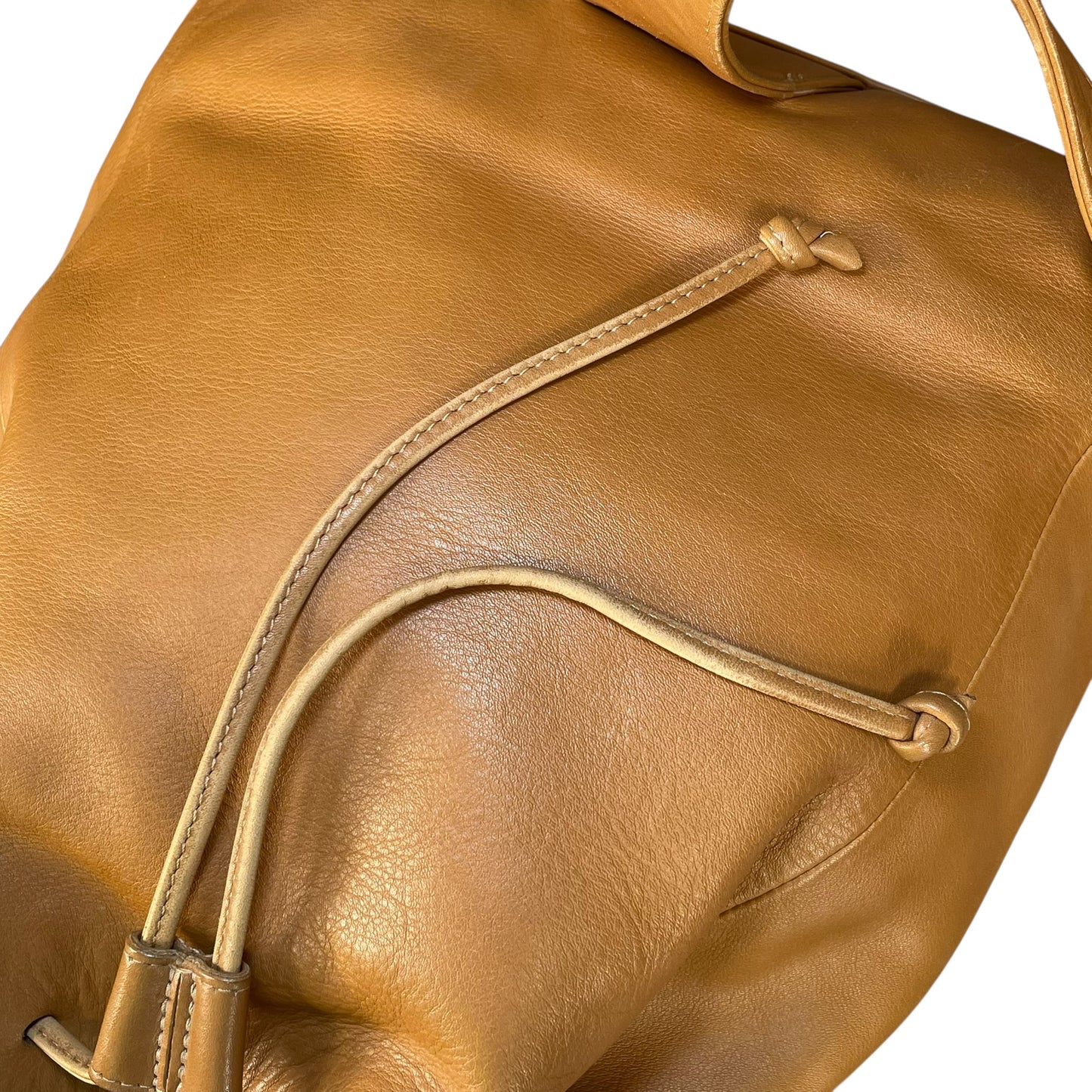 Coach Sonoma Tan Leather Sling Backpack Drawstring  Shoulder Bucket Tote