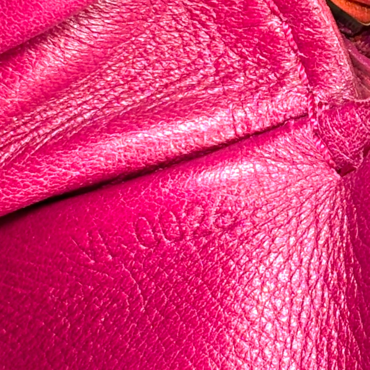 Louis Vuitton Y2K Limited GHW Chain PVC / Leather Fushia Mini Pouchette Purse