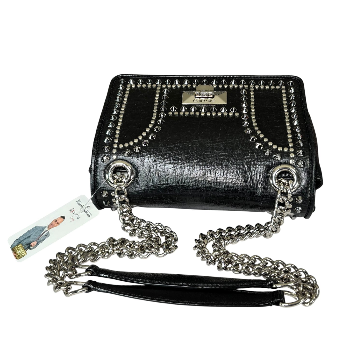 Jimmy Choo Rebel Studded 2-Way  SHW Crossbody Purse