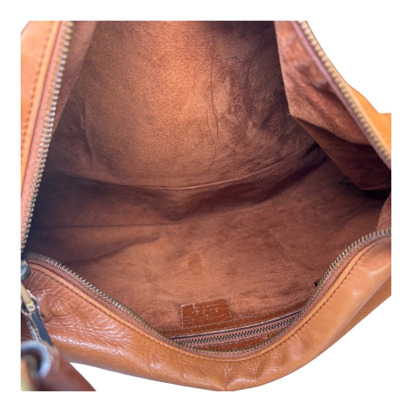 Gucci Y2K Horsebit GHW Congac Leather Shoulder Hobo Purse