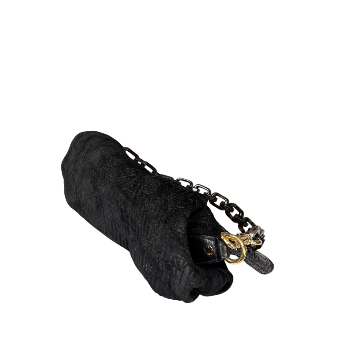 Louis Vuitton Y2K Limited Motard Before Dark Velvet Mono Top Handle Chain Bag